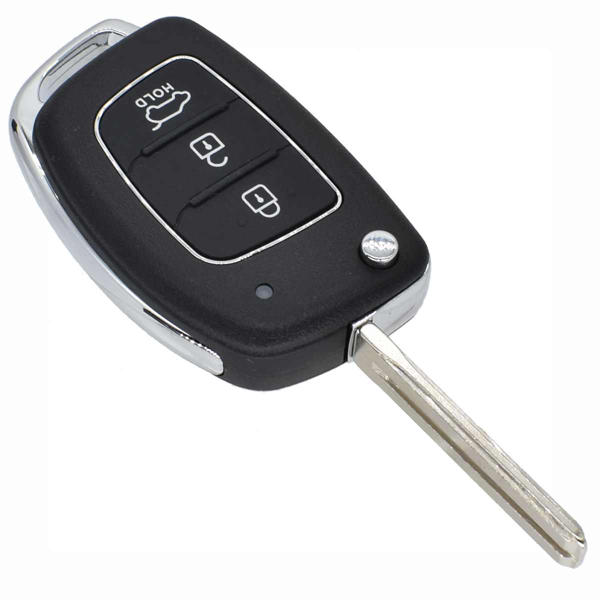 Carcasa mando llave coche 3 botones compatible con Hyundai - imagen 4