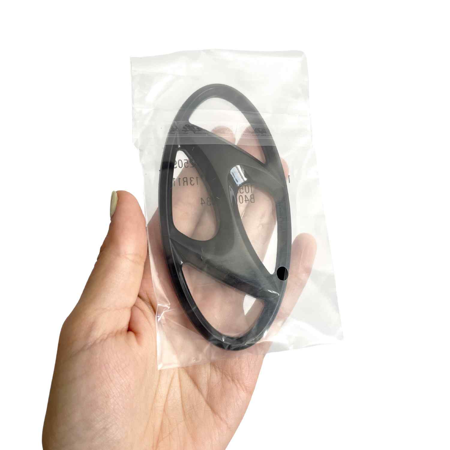 Emblema adhesivo maletero compatible con Hyundai 115 mm x 55mm Negro brillo - imagen 6