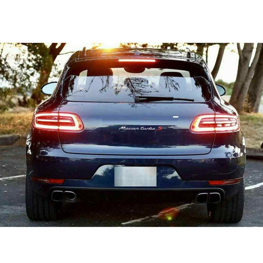 Emblema adhesivo trasero letra S compatible con Porsche rojo - imagen 4