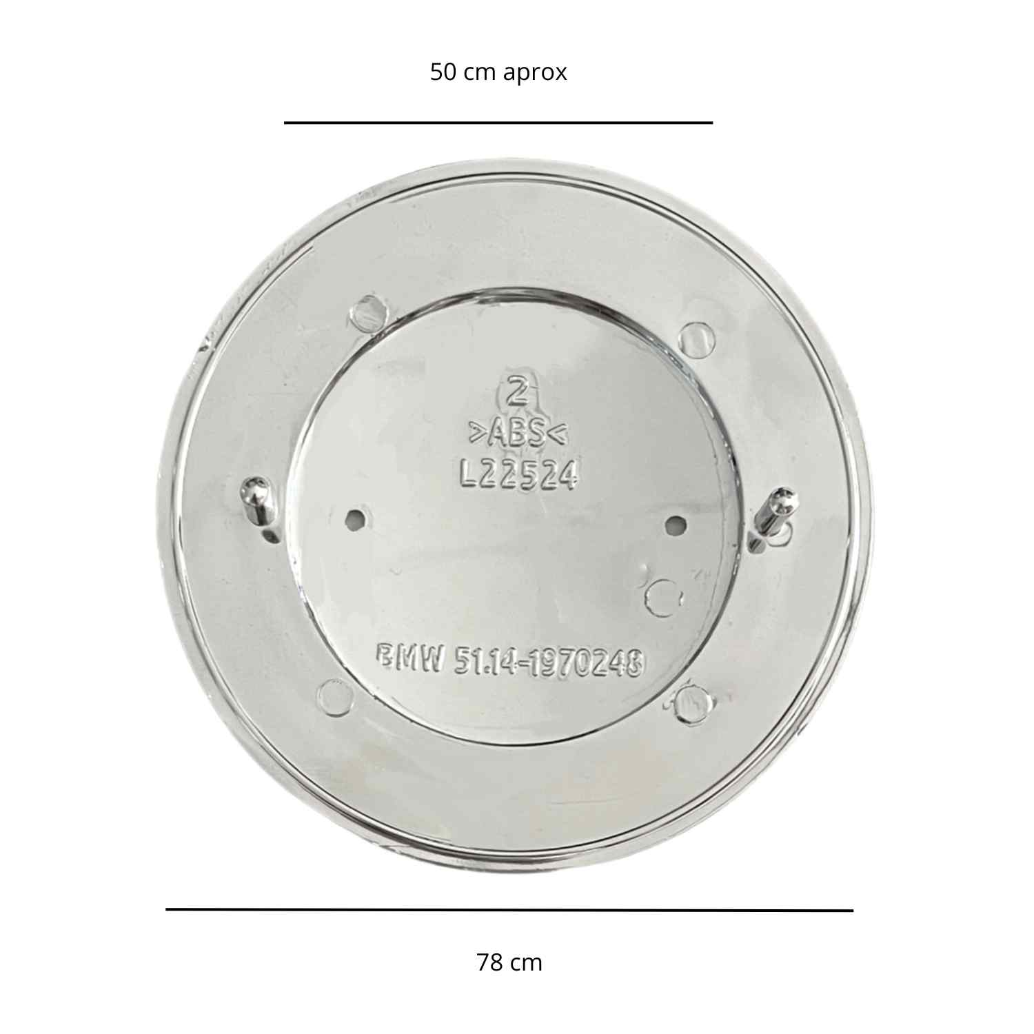 Emblema adhesivo para capo o trasero compatible con BMW 78 mm - imagen 2