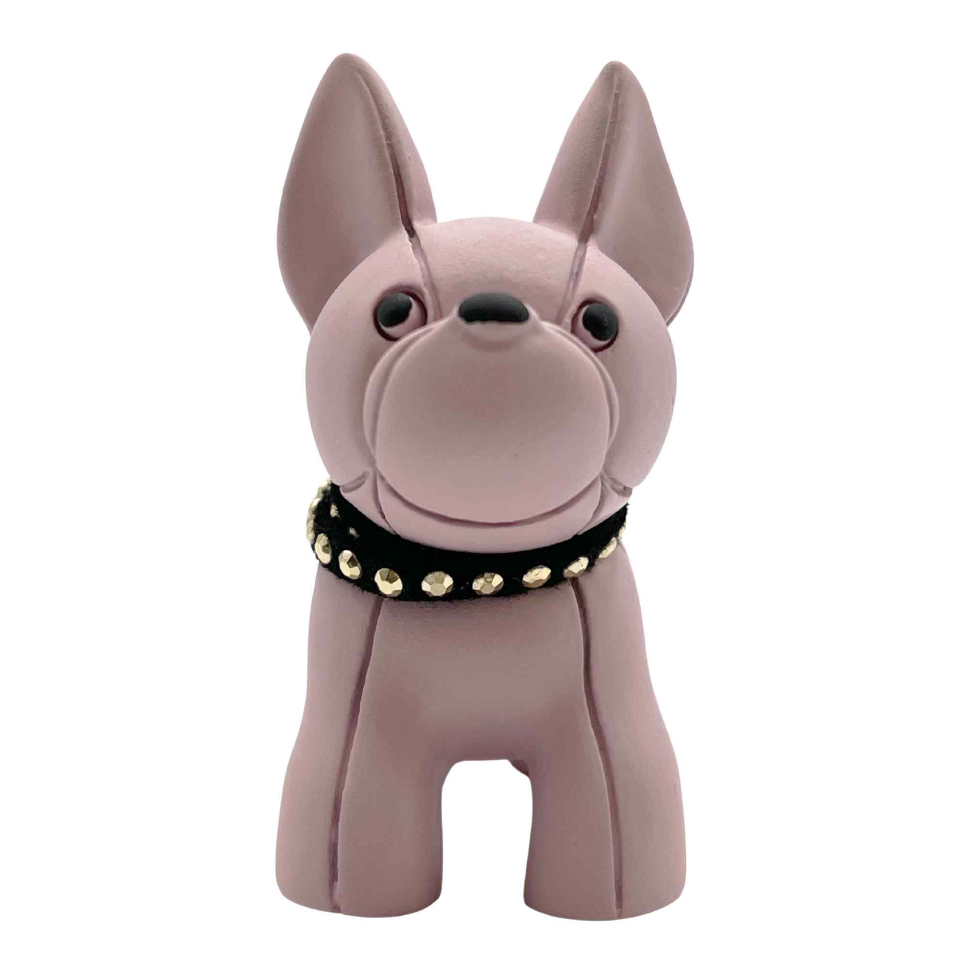 Llavero perro Bulldog francés rosa - imagen 3