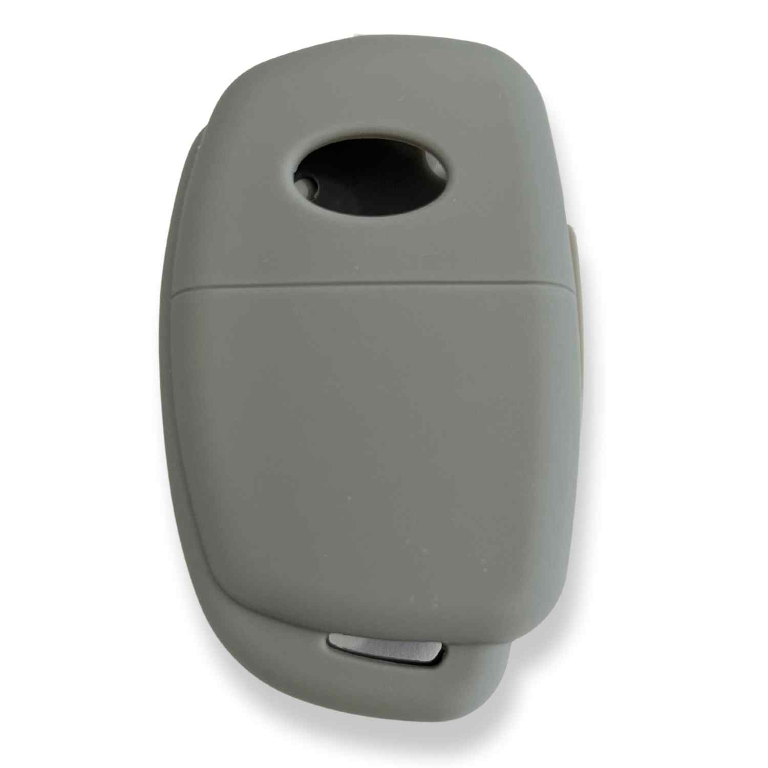 Funda silicona mando llave coche 3 botones compatible con Hyundai Gris - imagen 2