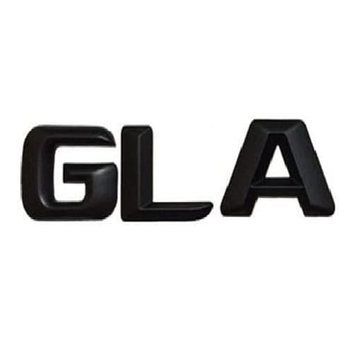 Emblema GLA adhesivo compatible con Mercedes Negro Brillo - imagen 1