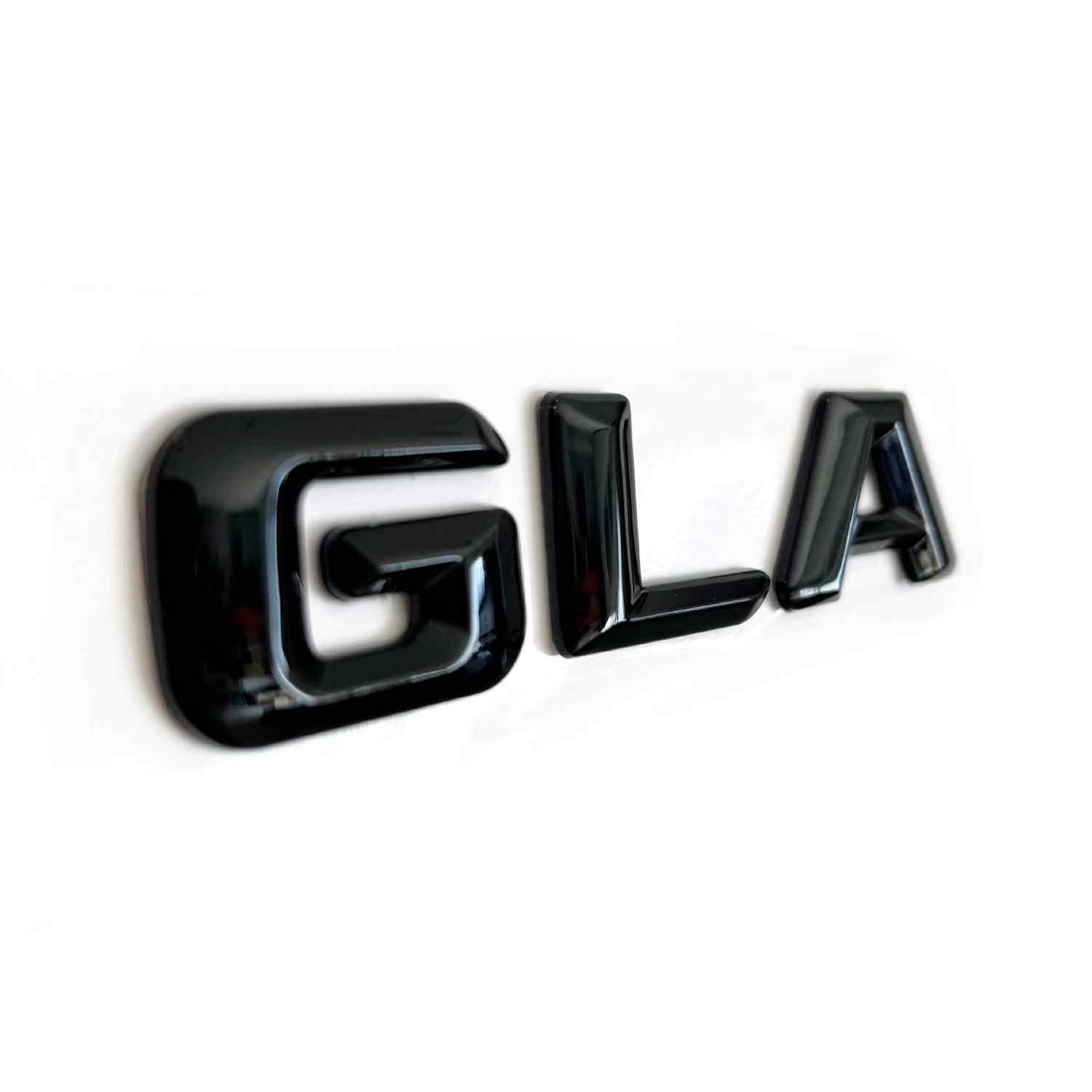 Emblema GLA adhesivo compatible con Mercedes Negro Brillo - imagen 3