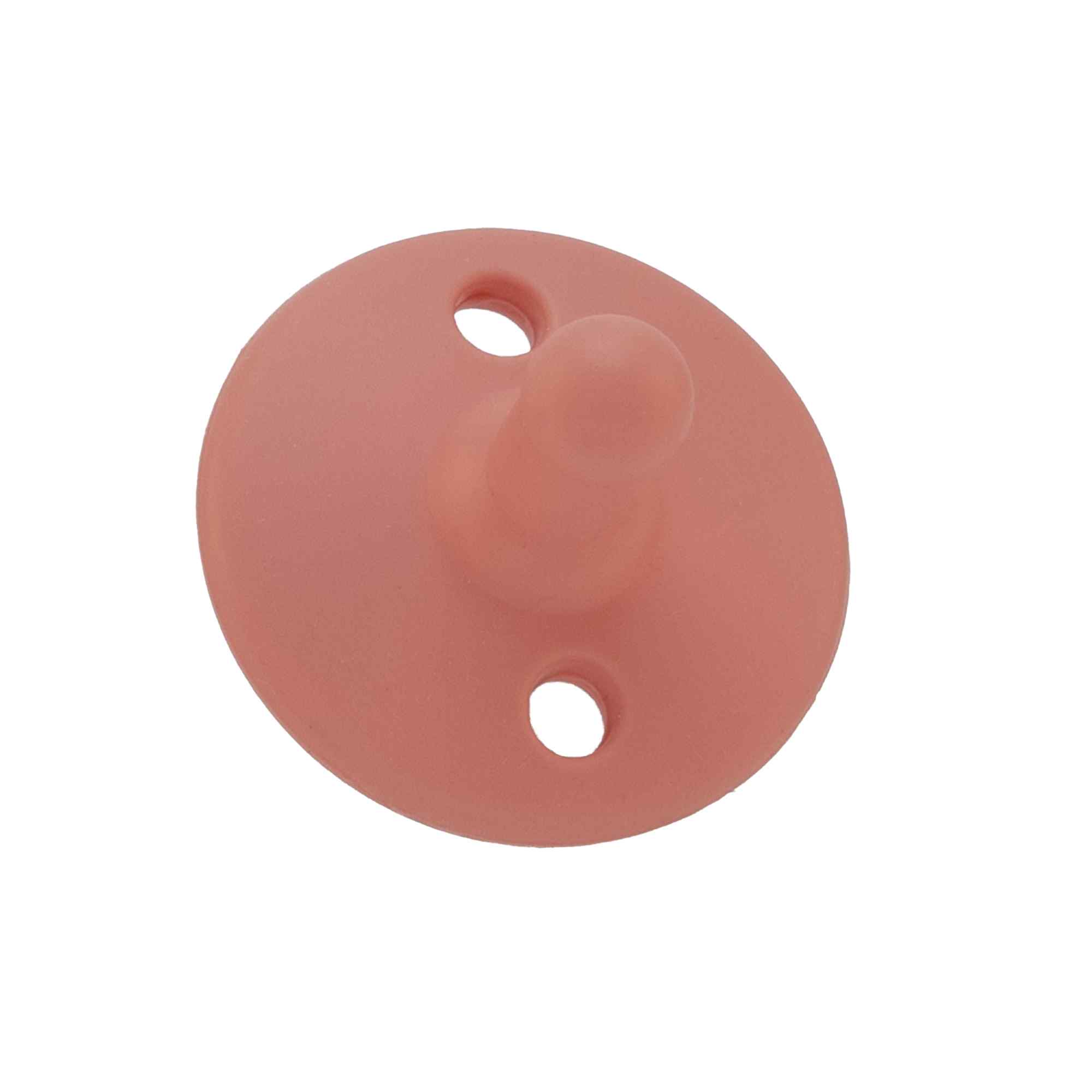 Chupete de silicona rosa - imagen 3