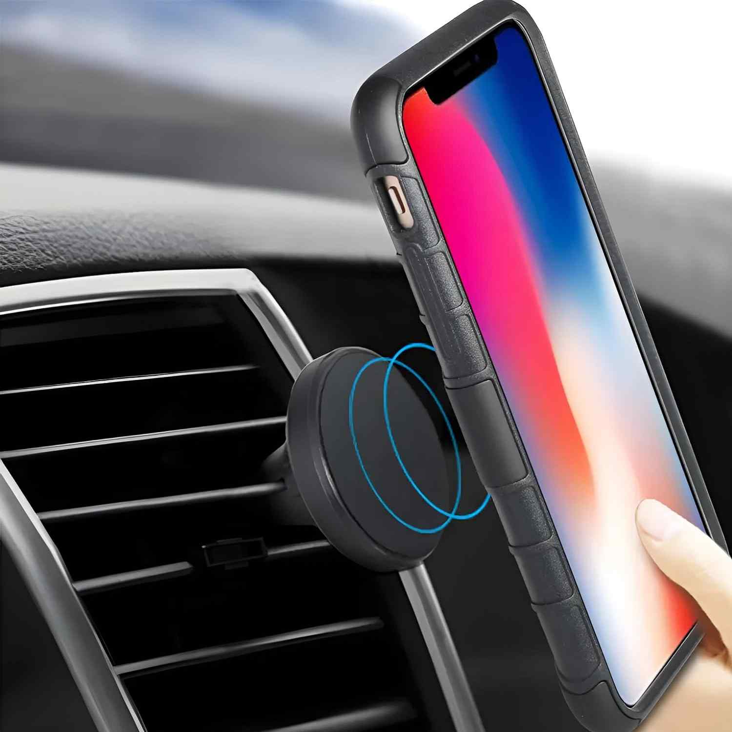 Soporte Universal movil para coche magnético y rotable - imagen 4