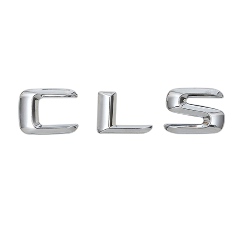 Emblema CLS adhesivo compatible con Mercedes Plateado Brillo - imagen 1