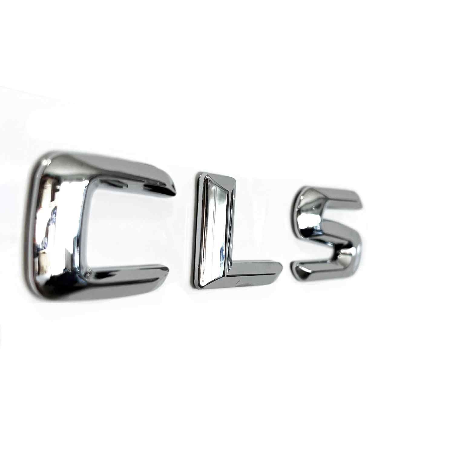 Emblema CLS adhesivo compatible con Mercedes Plateado Brillo - imagen 3