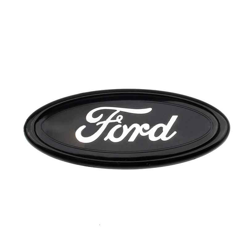 Emblema adhesivo plastico oval compatible con ford negro 17.5 cm - imagen 4