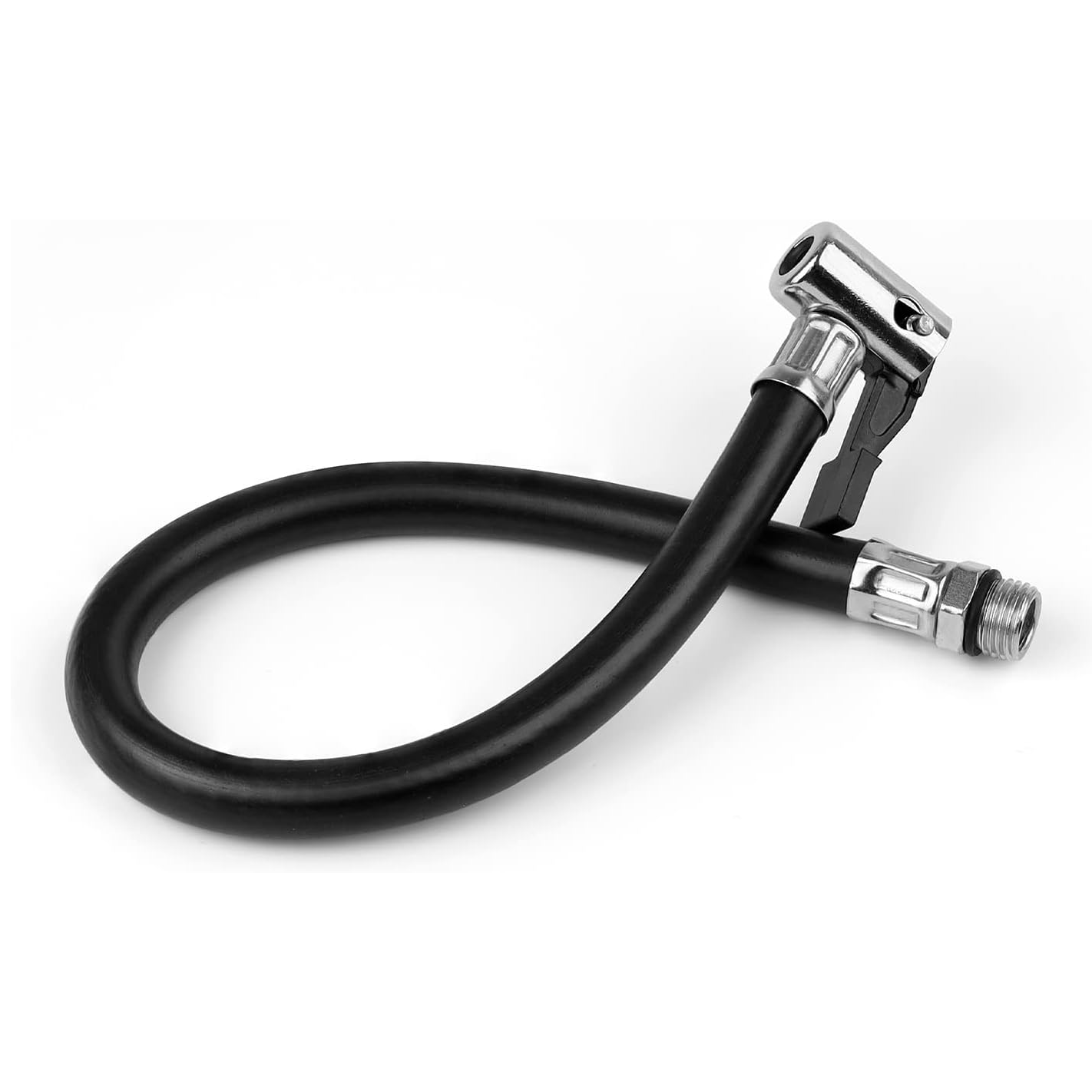 Manguera para inflador de neumatico de coche 12.5mm longitud 37 cm acodado