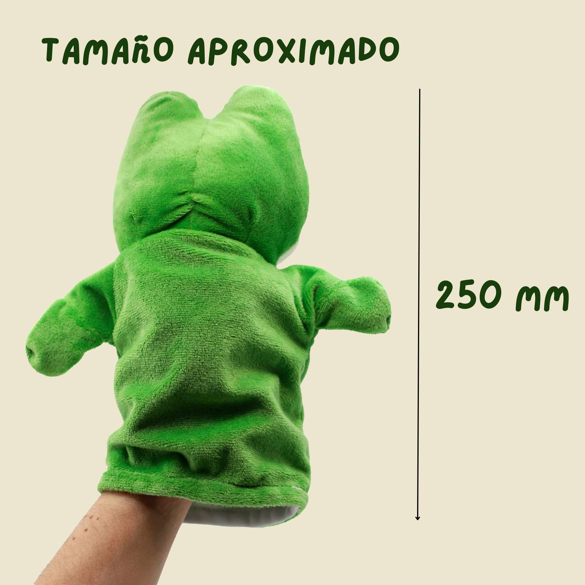 Marioneta mano peluche de Rana - imagen 4