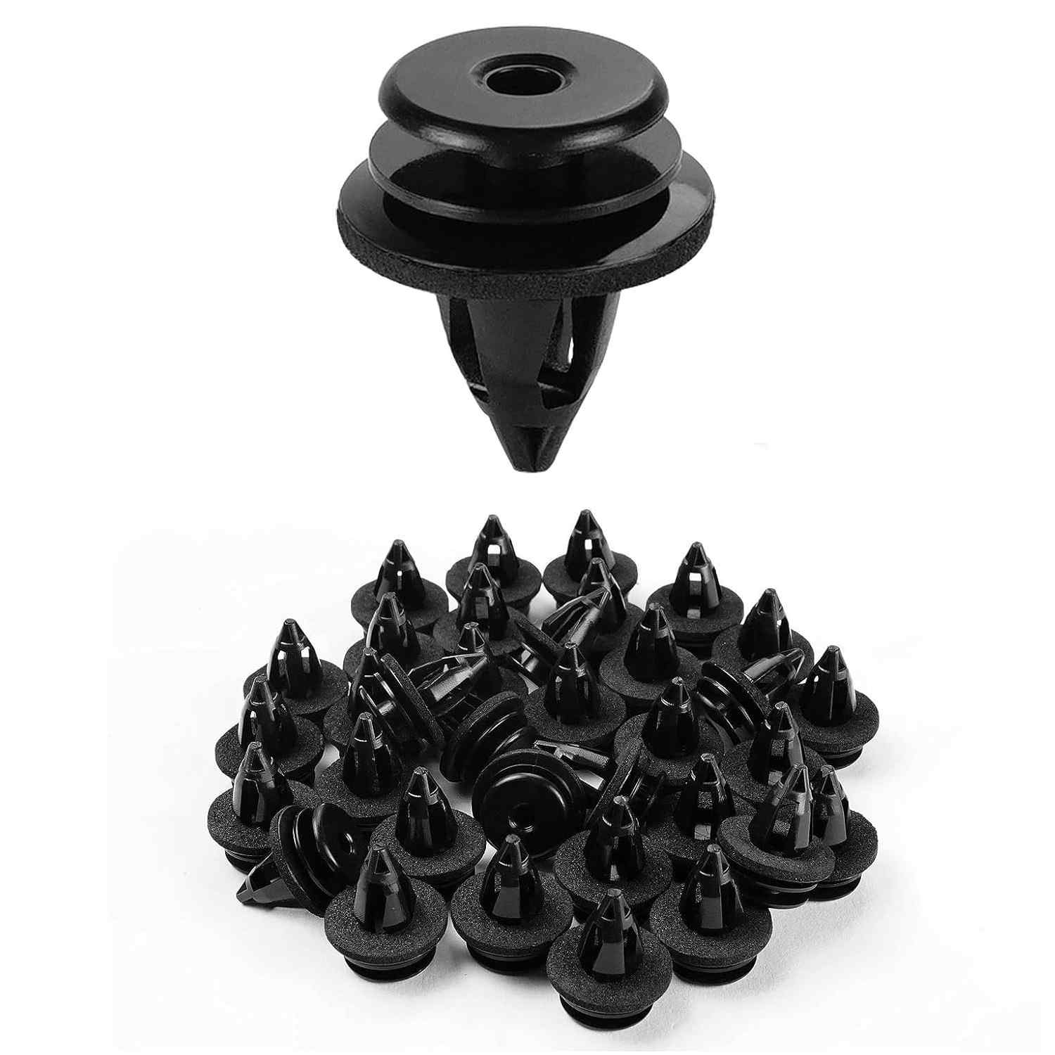 Grapas clips remaches especial coche compatible con BMW negro (50 uds) - imagen 1