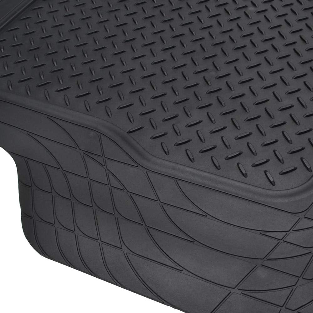 Alfombrillas maletero coche de Goma Universales negro  140 x 110 cm - imagen 3
