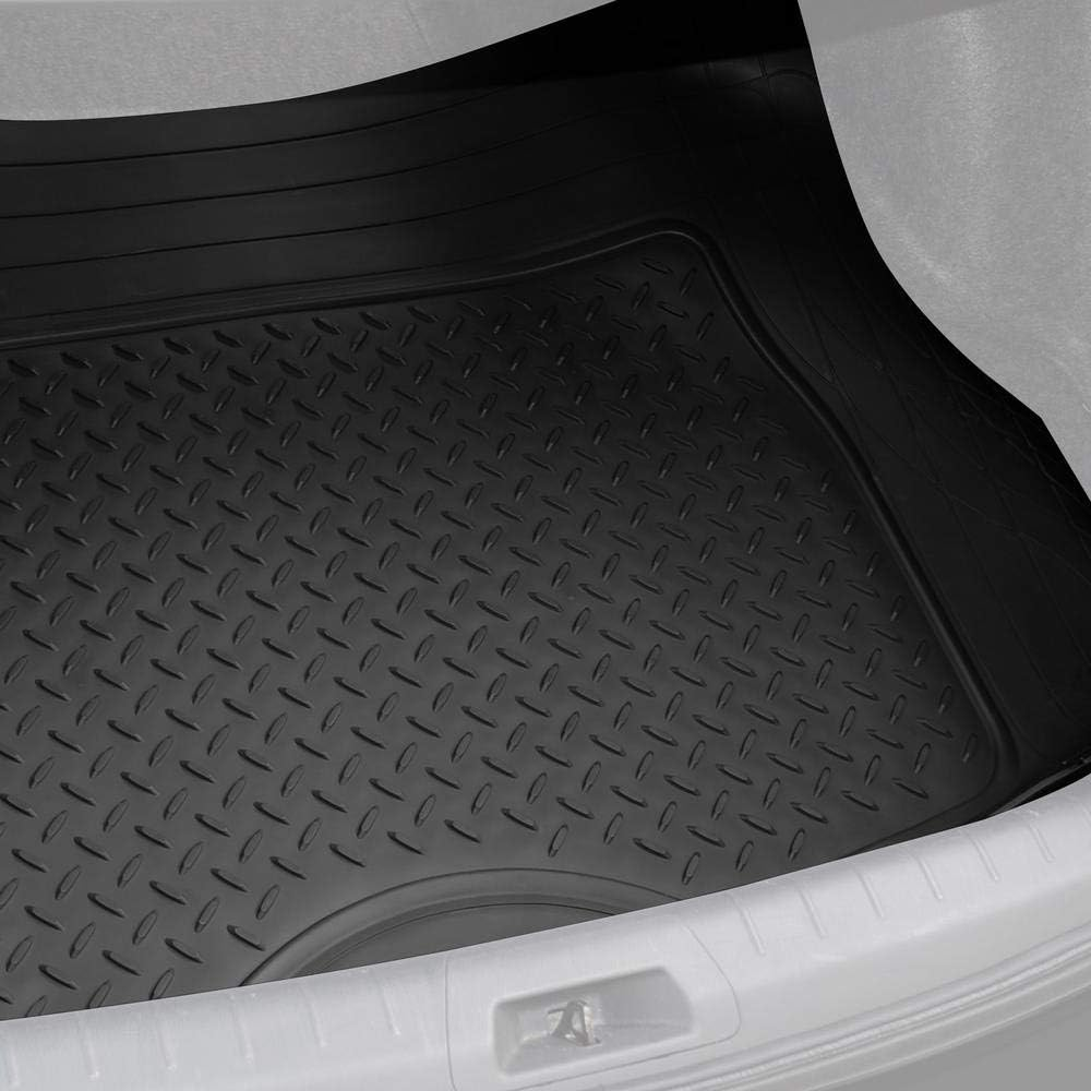 Alfombrillas maletero coche de Goma Universales negro  140 x 110 cm - imagen 4