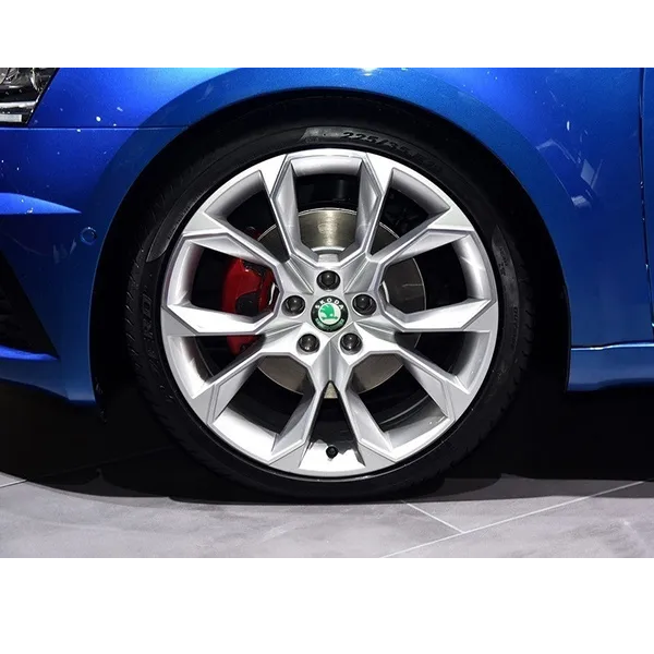 Embellecedor adhesivo Para Llanta Compatible Con Skoda 56 Mm (4 Uds) verde - imagen 4