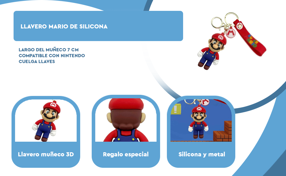 Banner - LLavero Super Mario Bros silicona