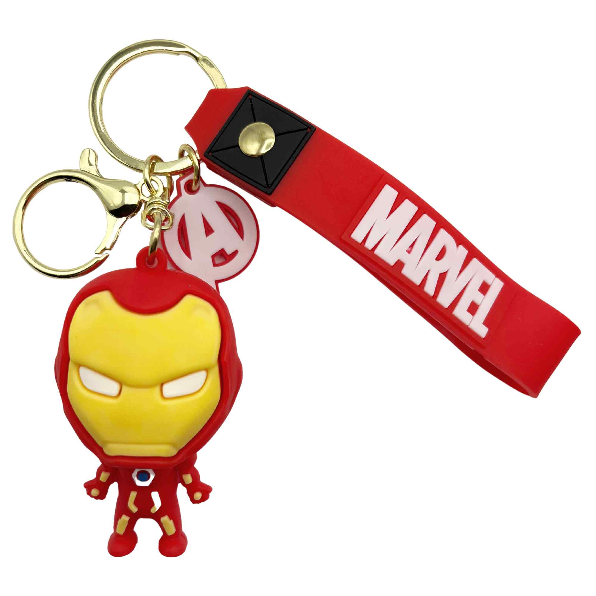 Llavero Iron Man Silicona Compatible Con Marvel