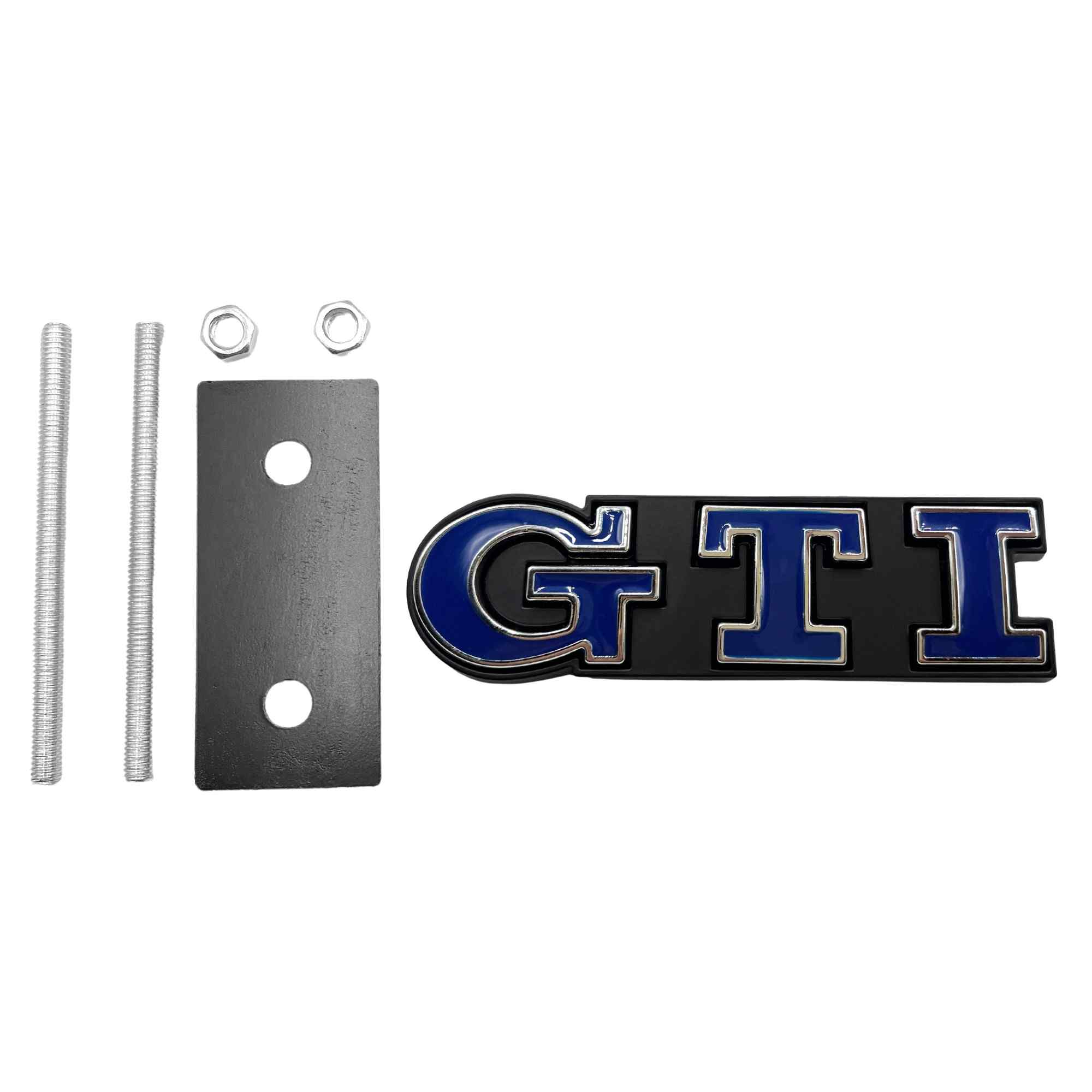 Emblema parrilla GTI compatible con VW azul - imagen 4