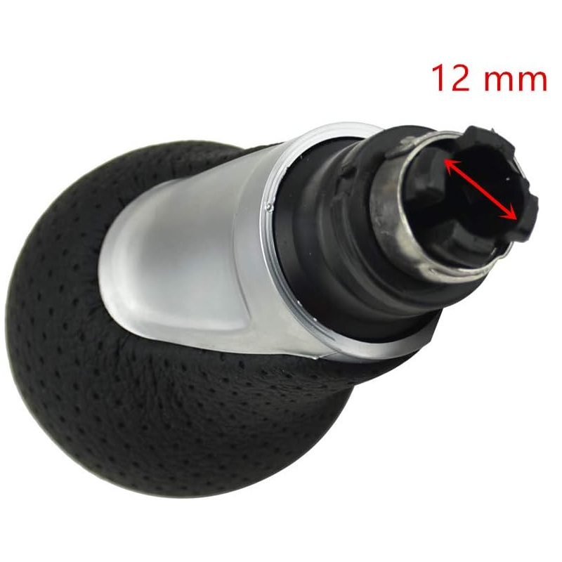 Pomo de 5 cambios marcha coche compatible con Audi, Seat y VW plateado - imagen 3