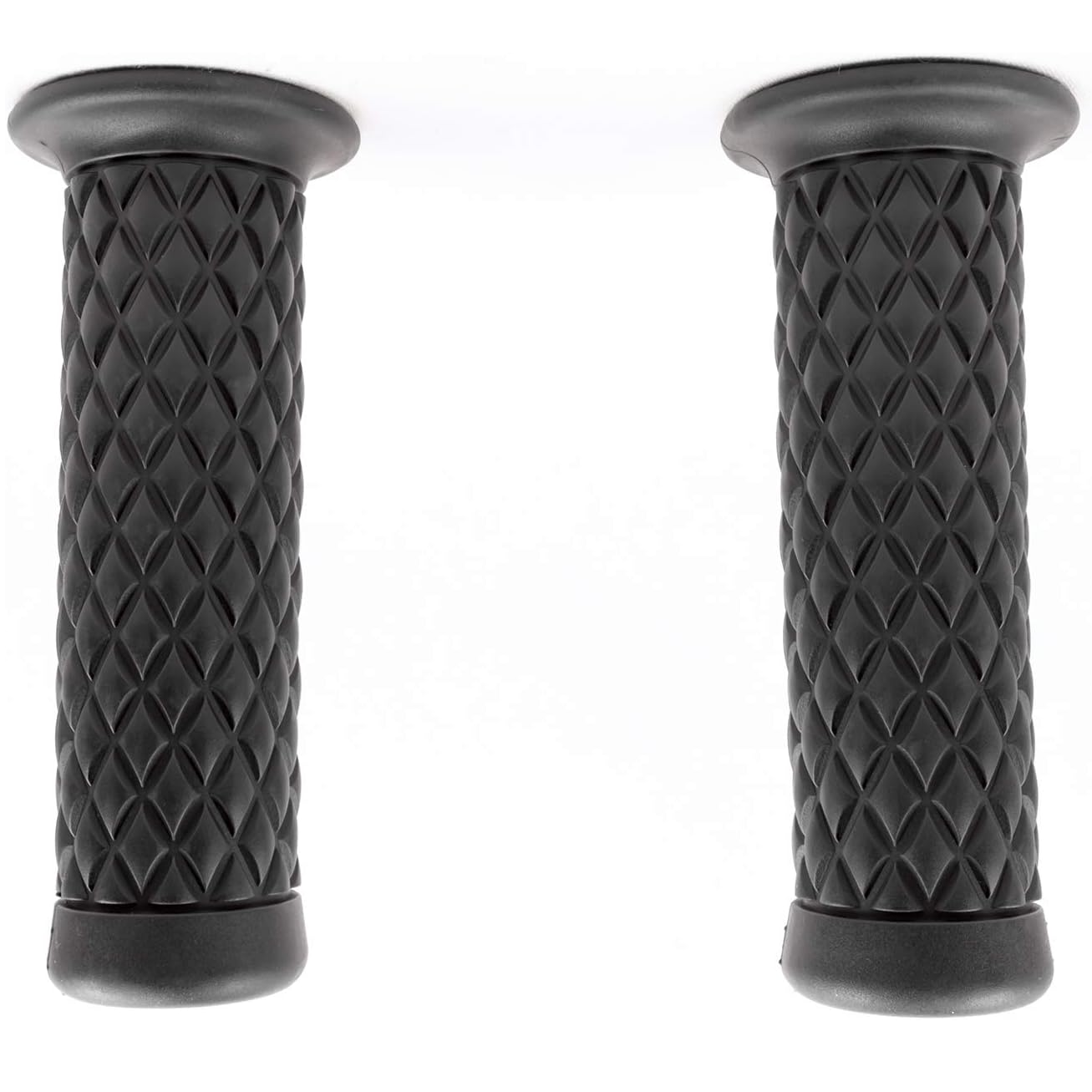 Empuñadura para manillar motocicleta 22 mm negro (2 uds)