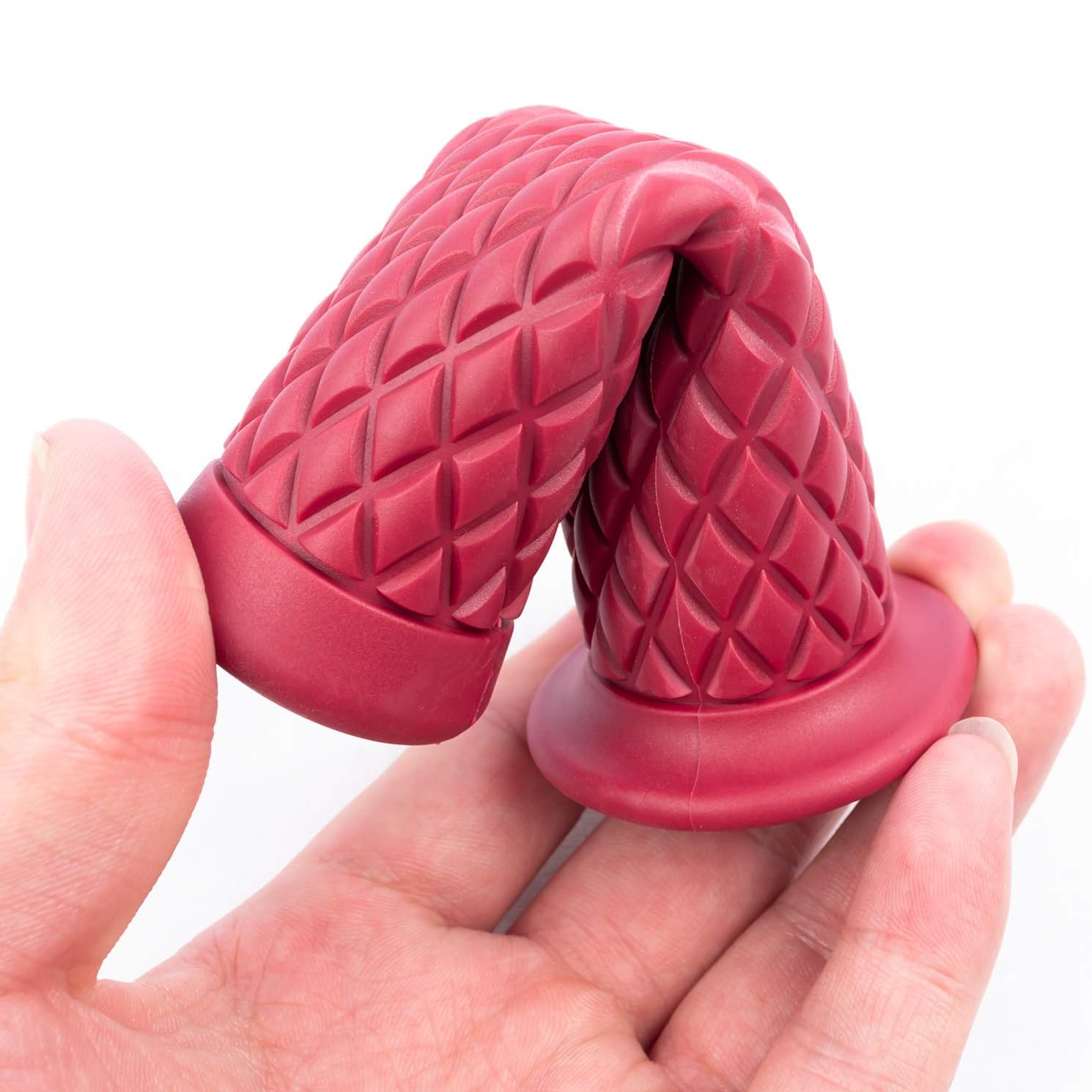 Empuñadura para manillar bicicleta 22 mm rojo (2 uds) - imagen 2