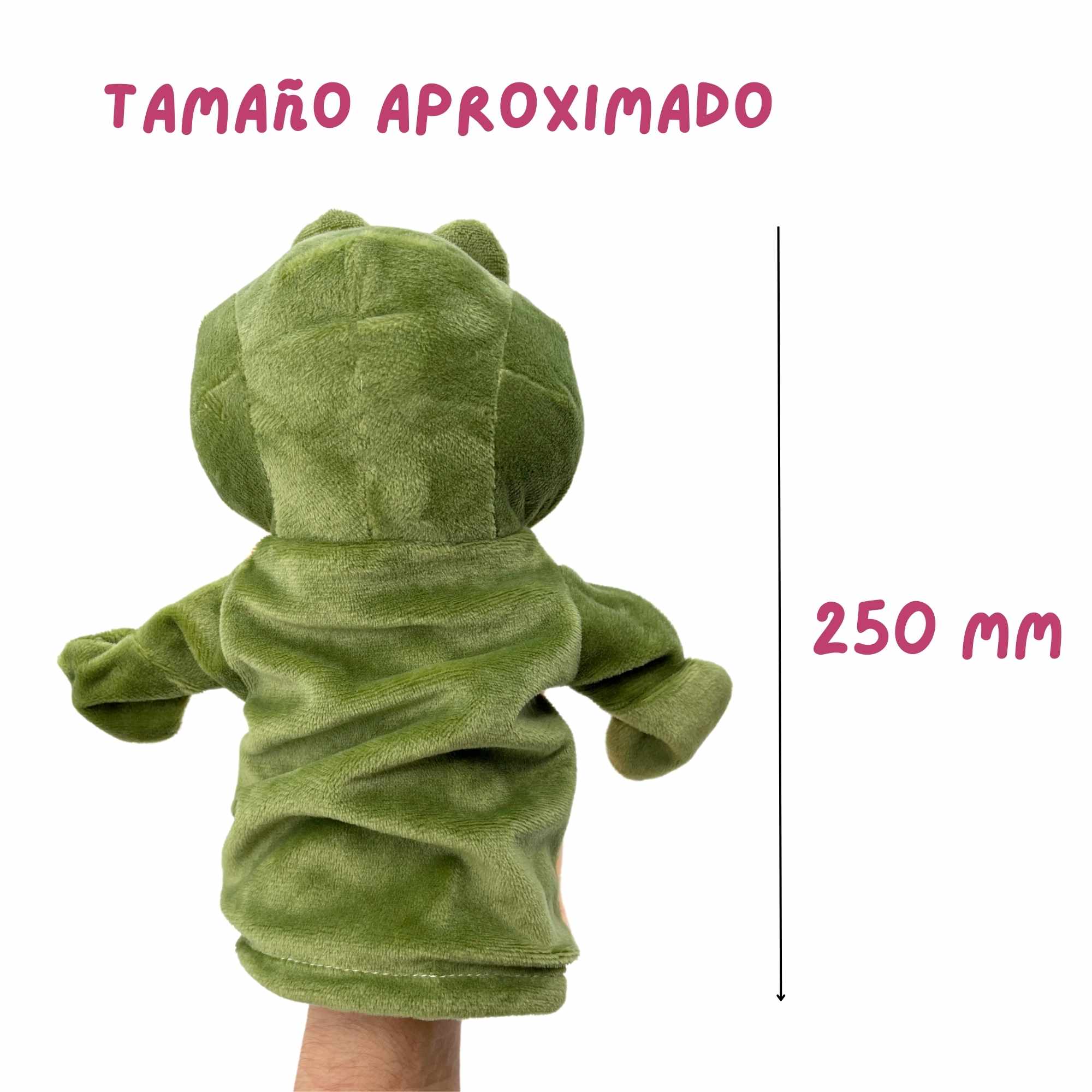 Marioneta mano peluche de Cocodrilo - imagen 4