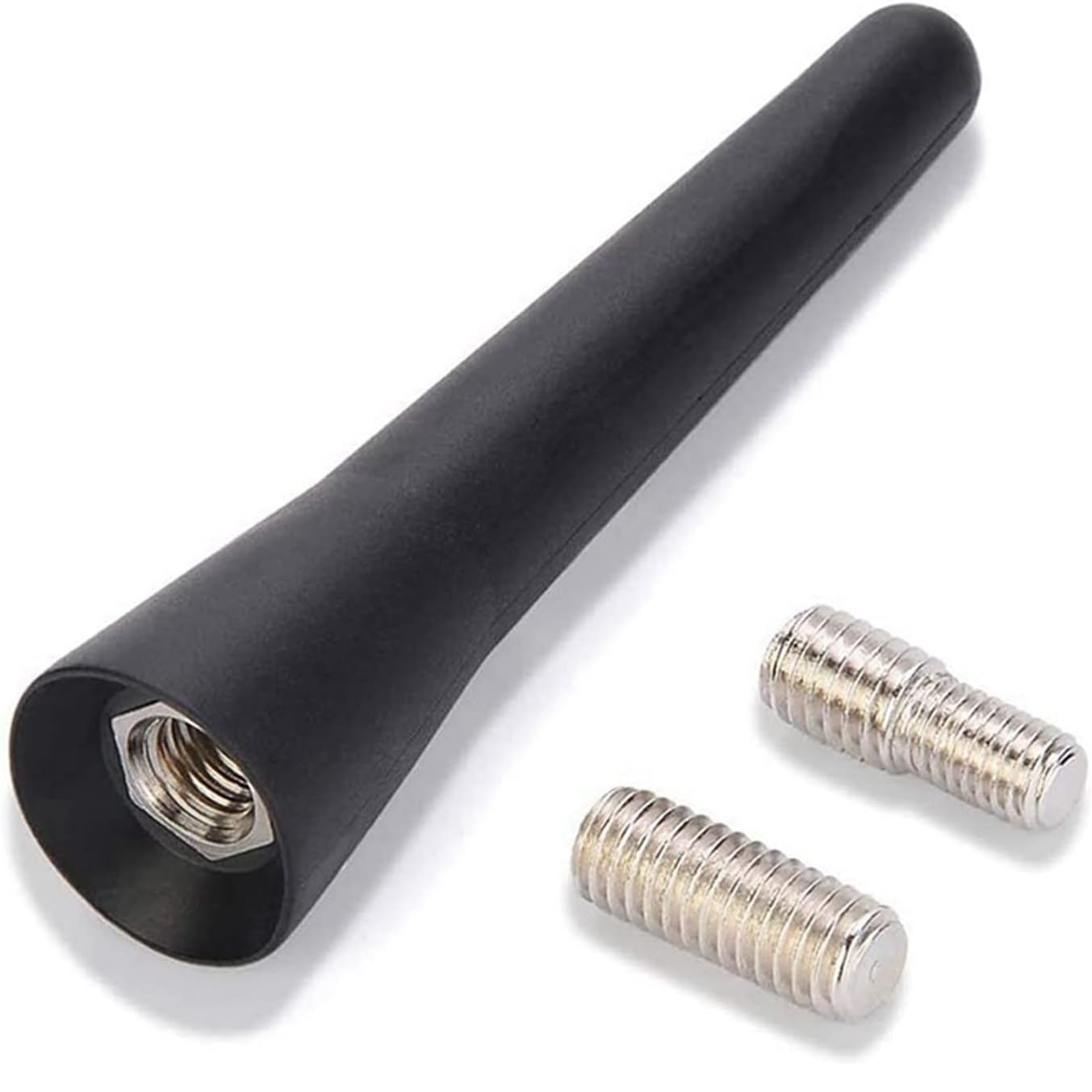 Antena coche 6.5 cm corta universal con tornillos M5 M6 - imagen 1