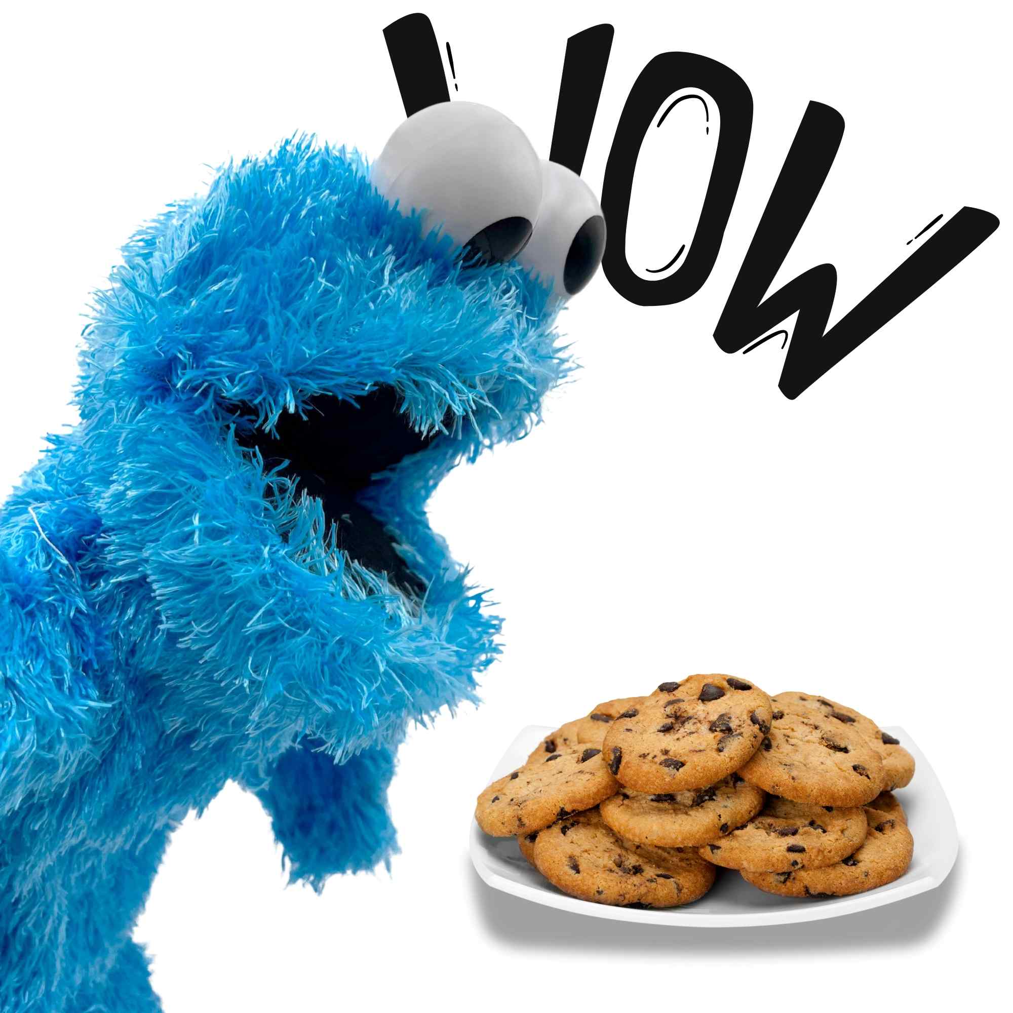 Marioneta mano Monstruo de galletas Barrio sesamo - imagen 2