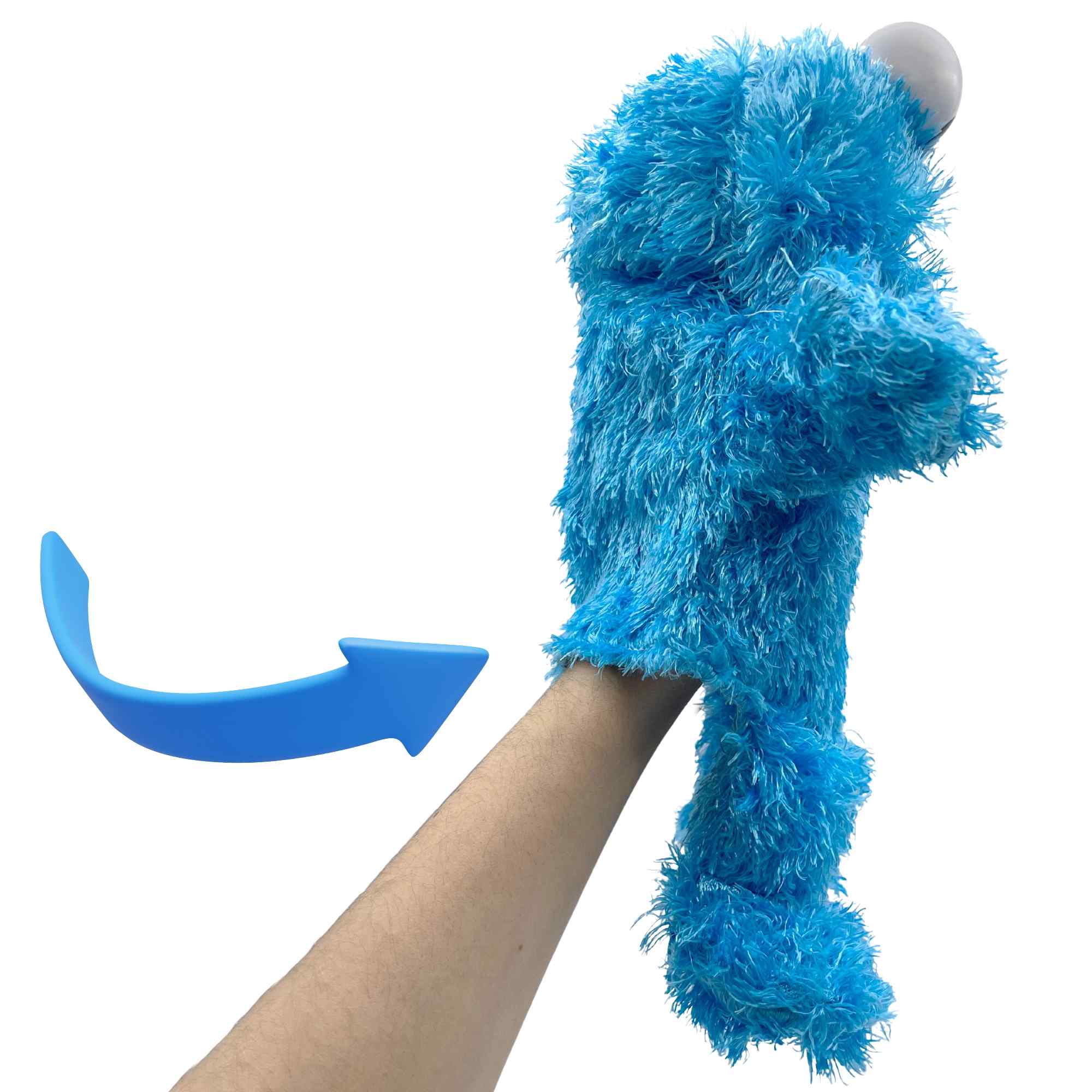 Marioneta mano Monstruo de galletas Barrio sesamo - imagen 6