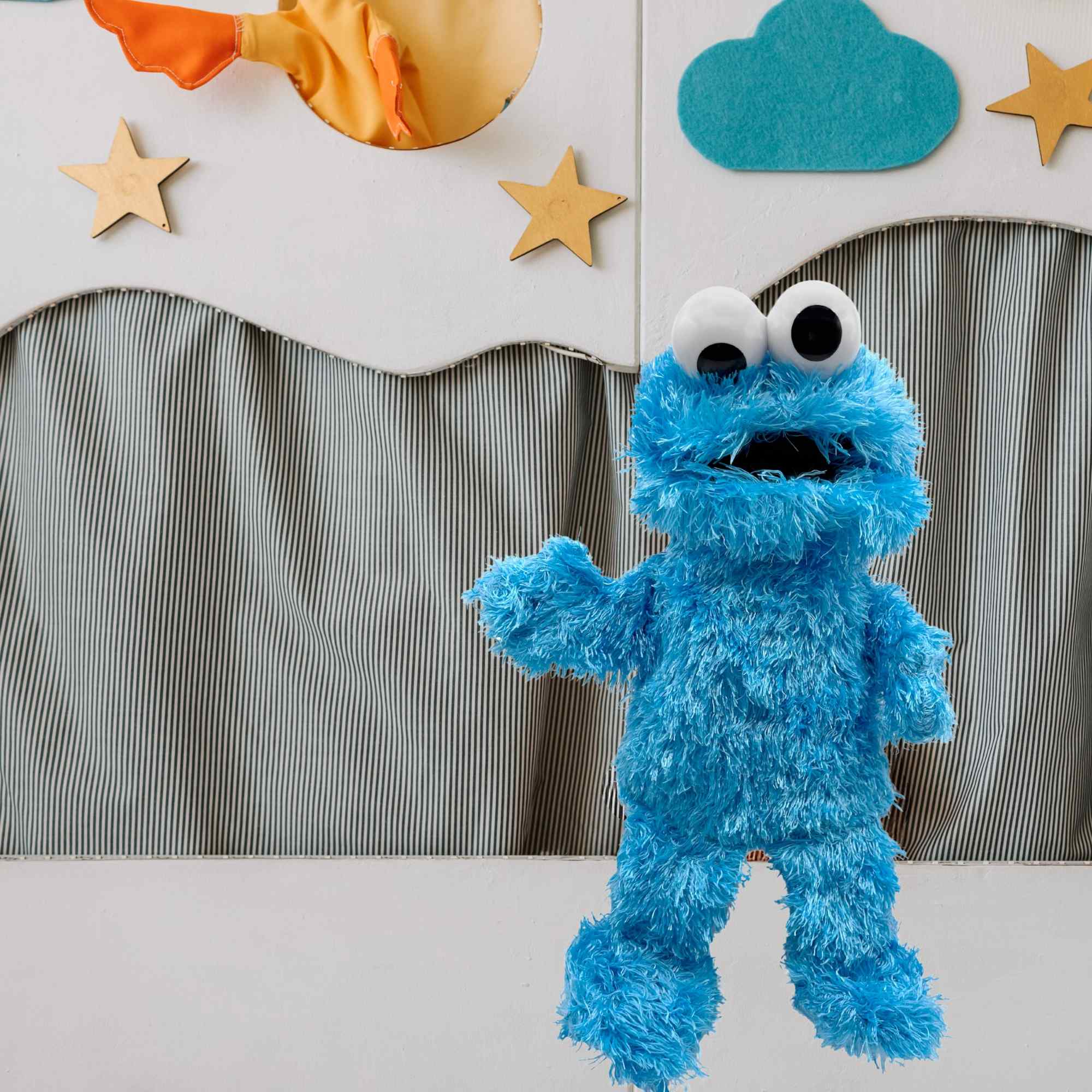 Marioneta mano Monstruo de galletas Barrio sesamo - imagen 7
