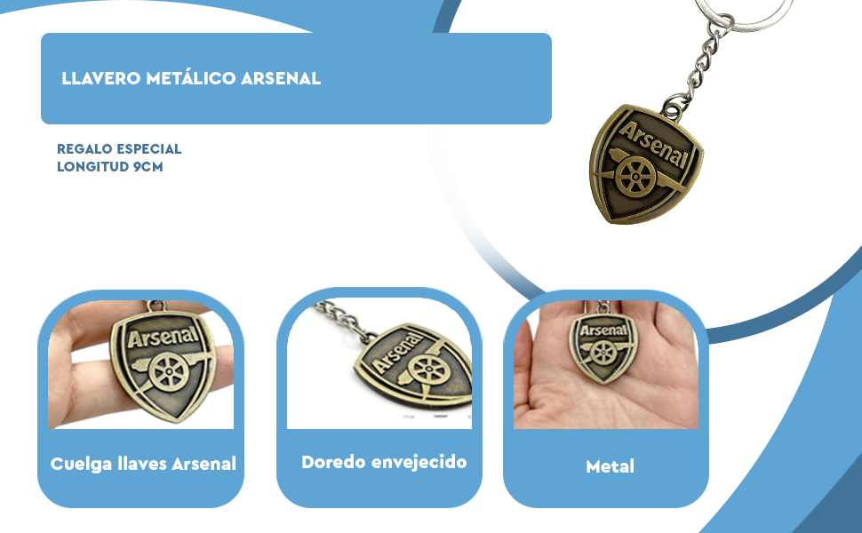 Banner - Llavero metalico Arsenal Football Club