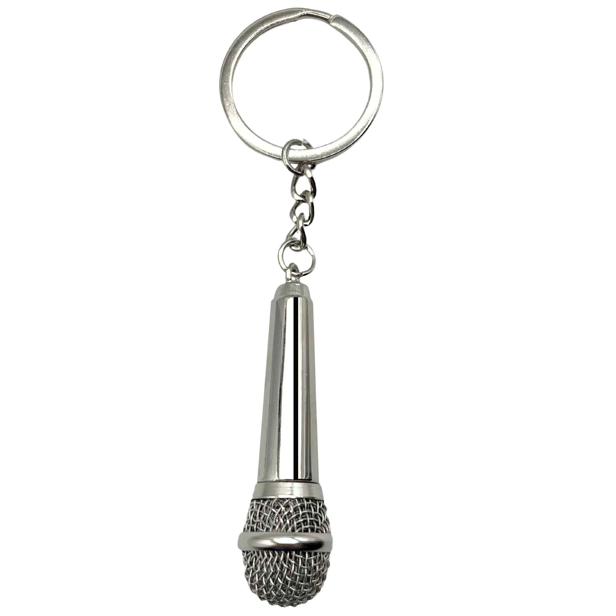 Llavero micrófono metal - imagen 1