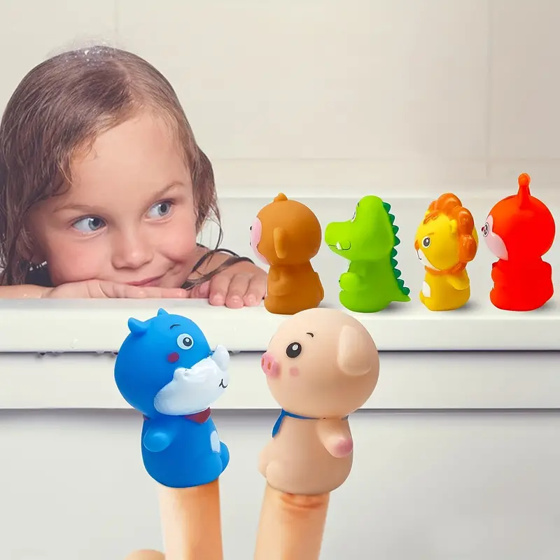 Marionetas dedos peluche animales 10 unidades v2 - imagen 4