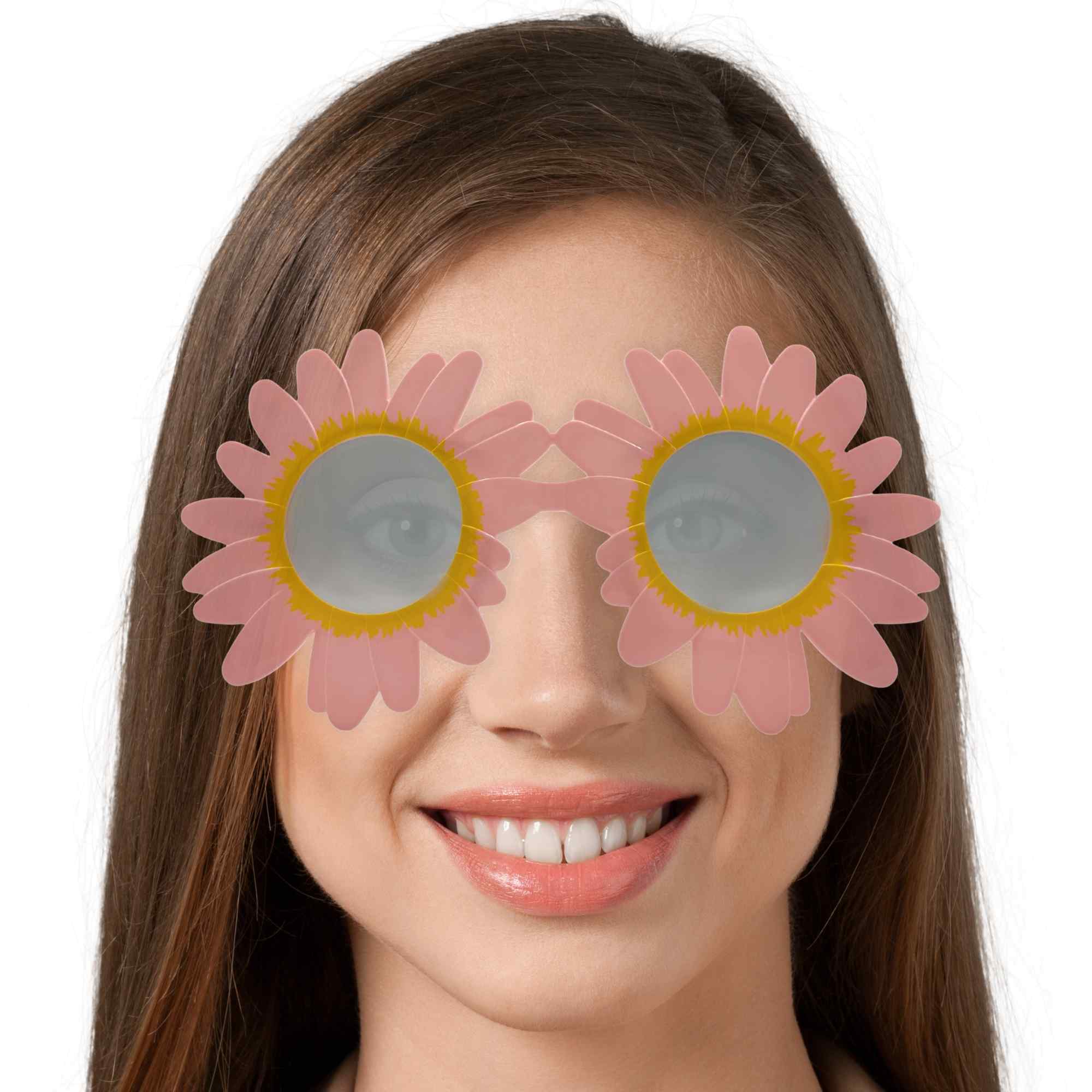 Gafas de Sol fiesta diseño Girasol Rosa - imagen 2