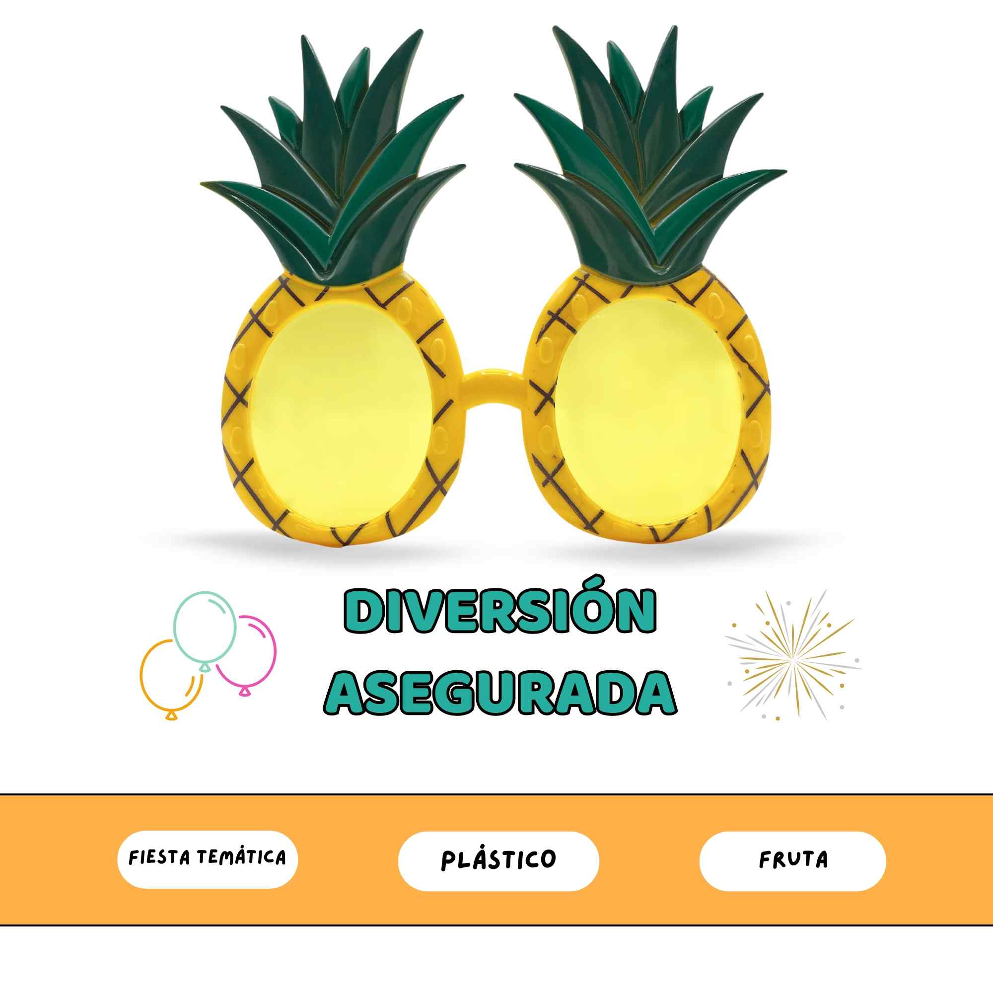 Gafas de Sol fiesta diseño Piña - imagen 5