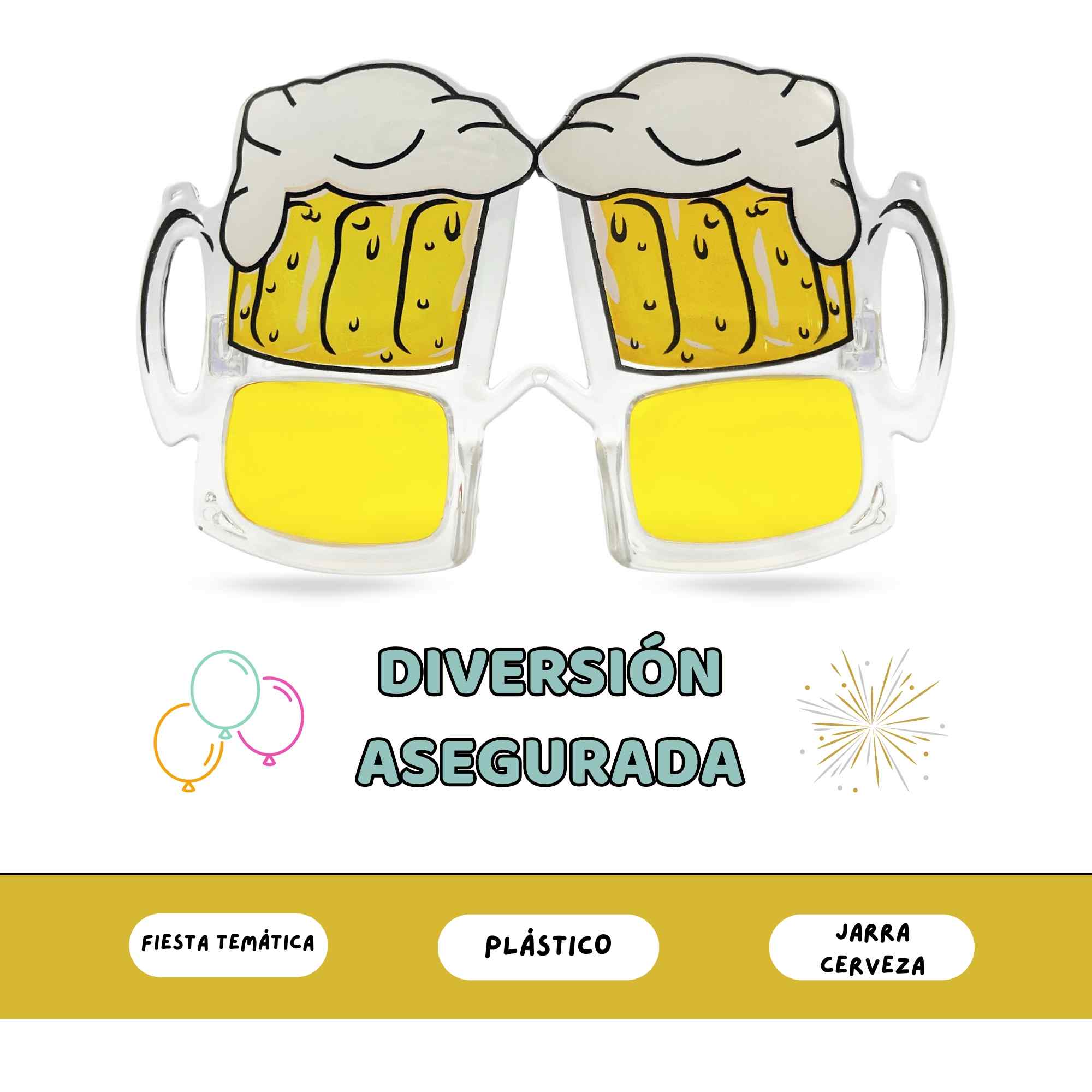 Gafas de Sol fiesta diseño cerveza - imagen 5