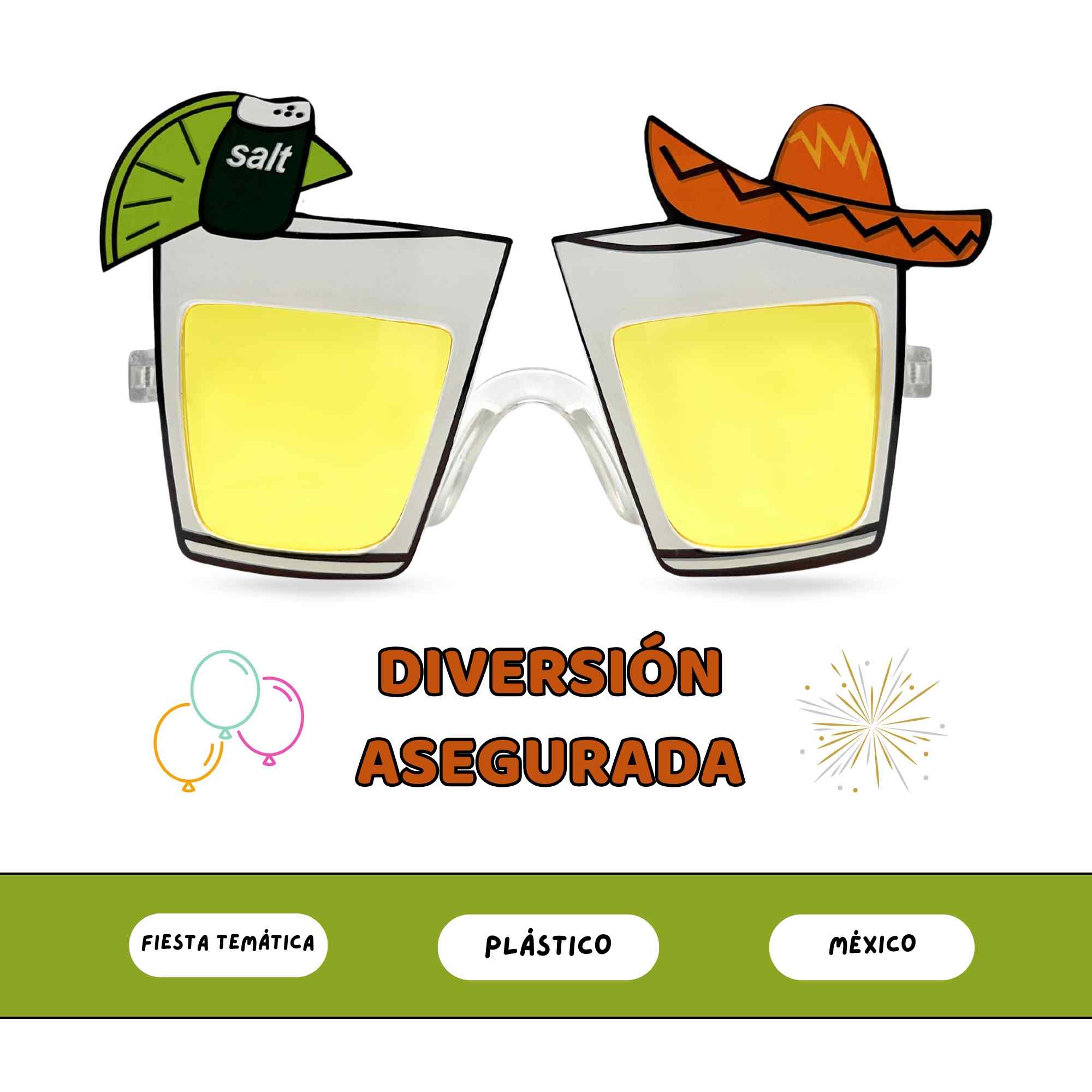 Gafas de Sol fiesta diseño tequila - imagen 5