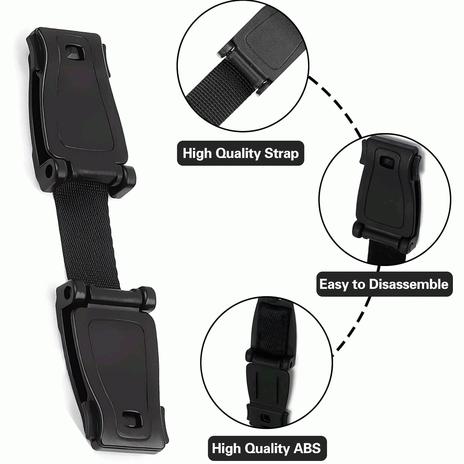 Hebilla para Cinturon de Seguridad asiento de bebe - imagen 3