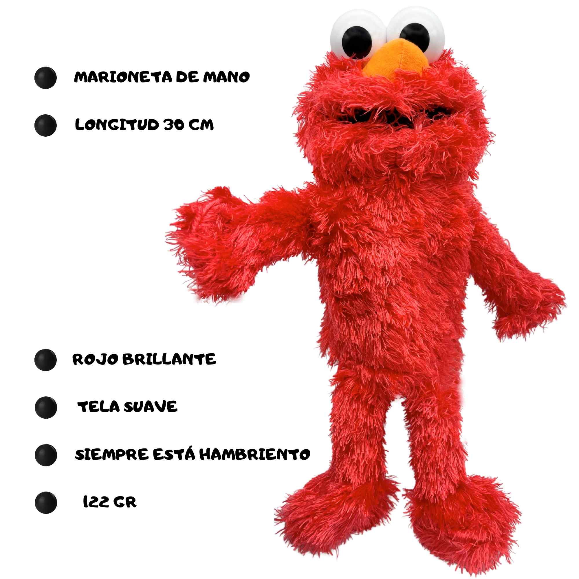 Marioneta de mano Elmo barrio sesamo - imagen 5