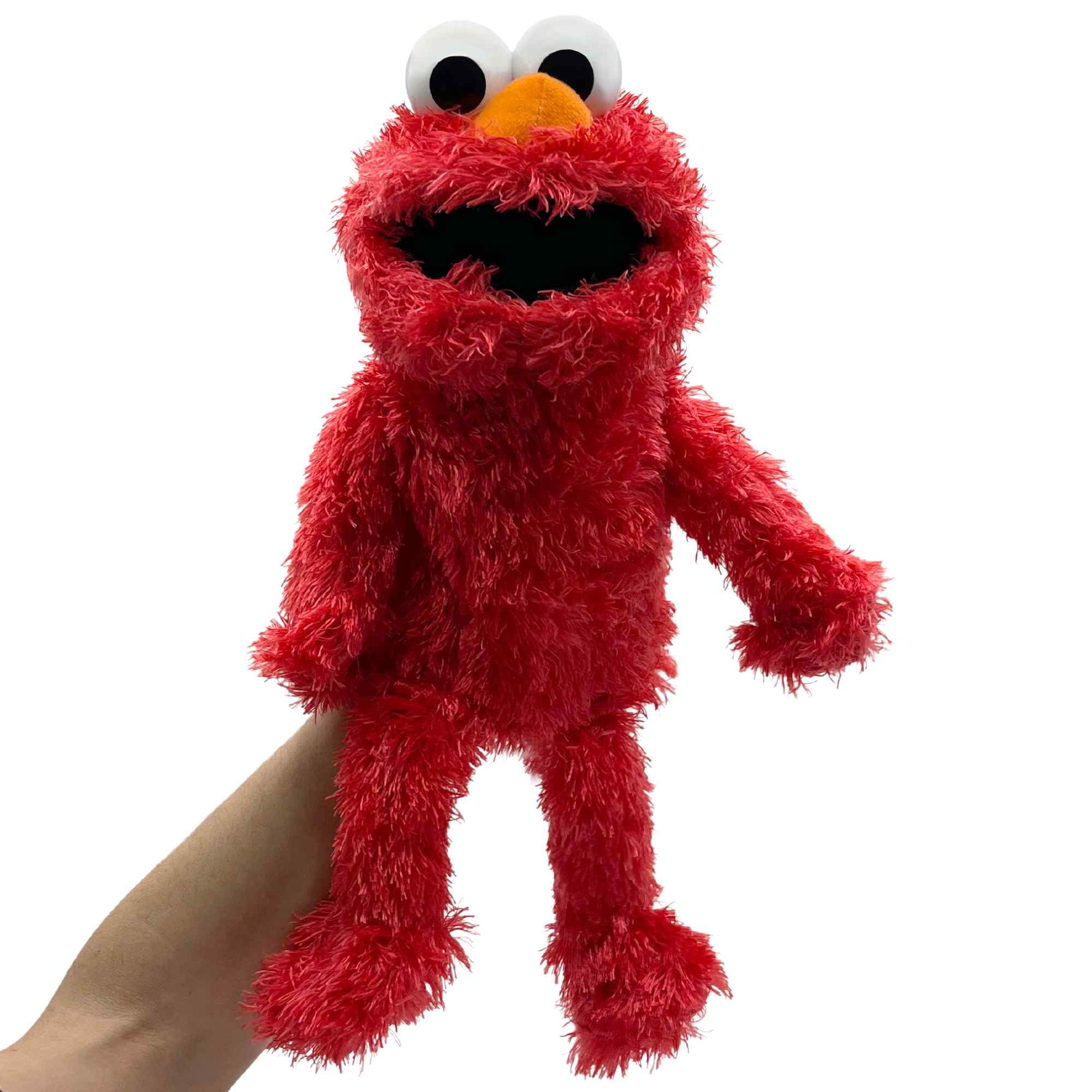 Marioneta de mano Elmo barrio sesamo