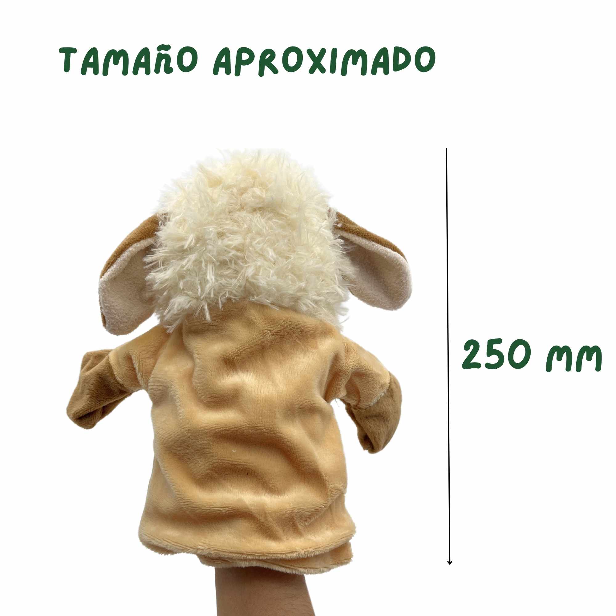 Marioneta Mano Peluche De cabra - imagen 4
