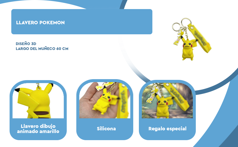 Banner - LLavero pikachu silicona