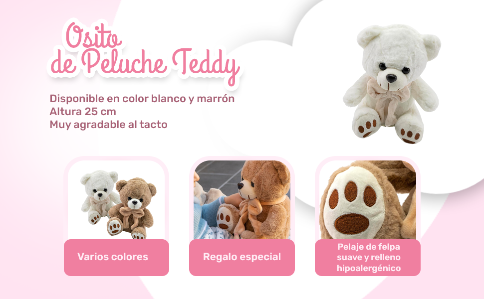 Banner - Peluche osito marron