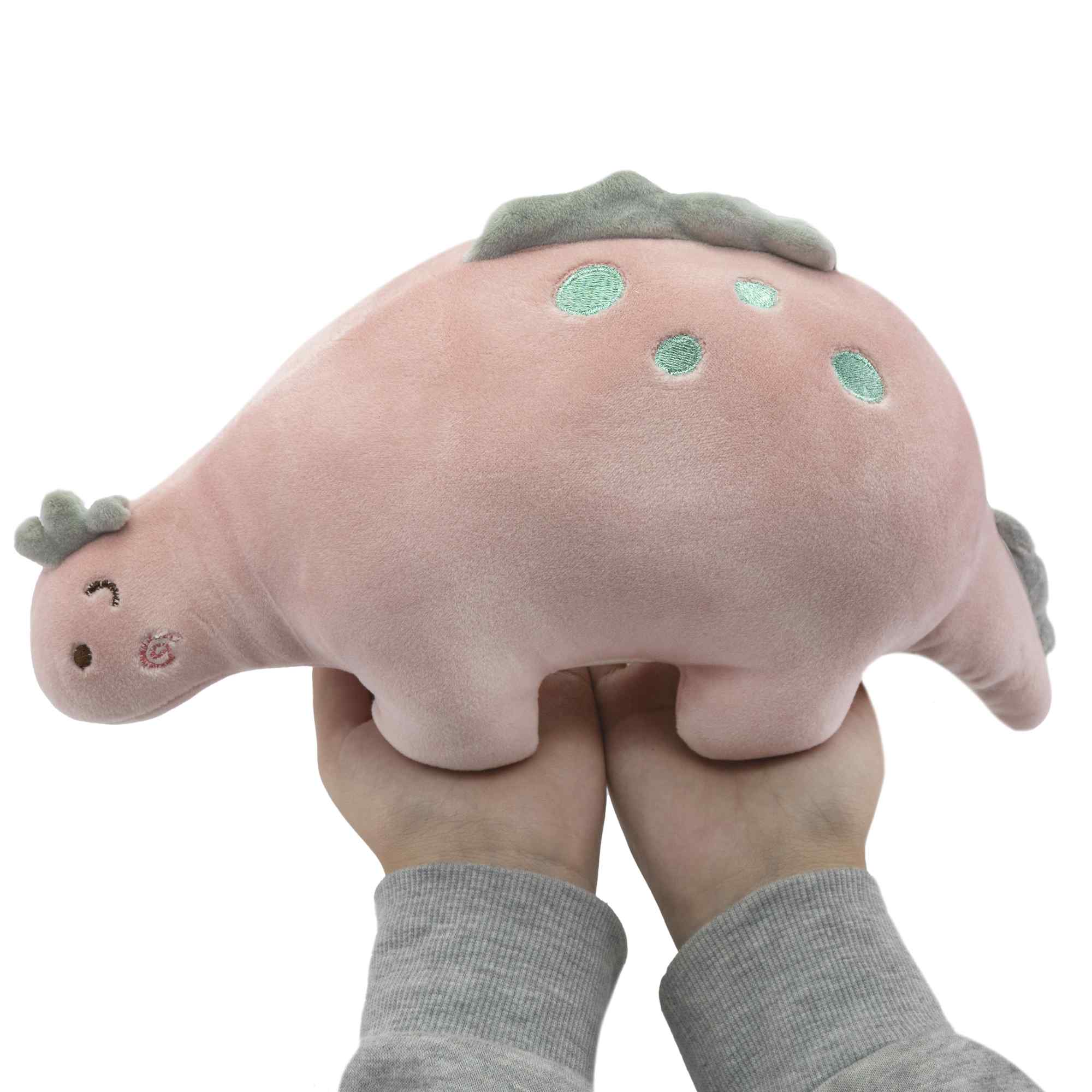 Peluche Dinosaurio Stegosaurus rosa - imagen 4