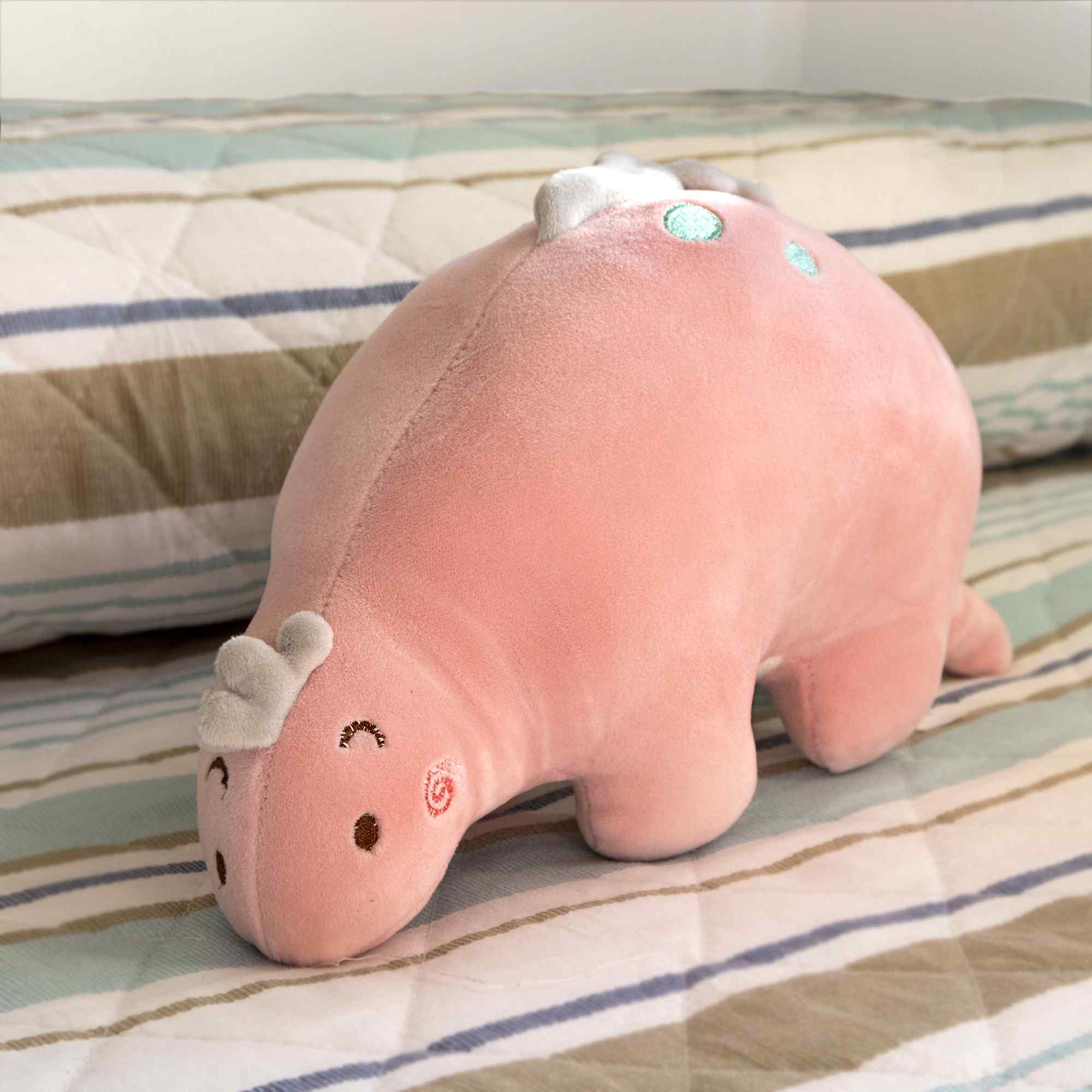 Peluche Dinosaurio Stegosaurus rosa - imagen 6