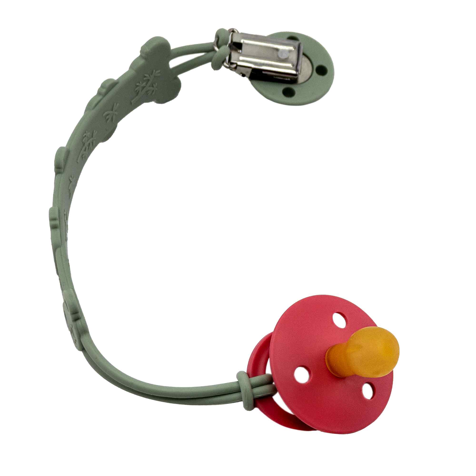 Chupete de látex para bebe Rosa - imagen 6
