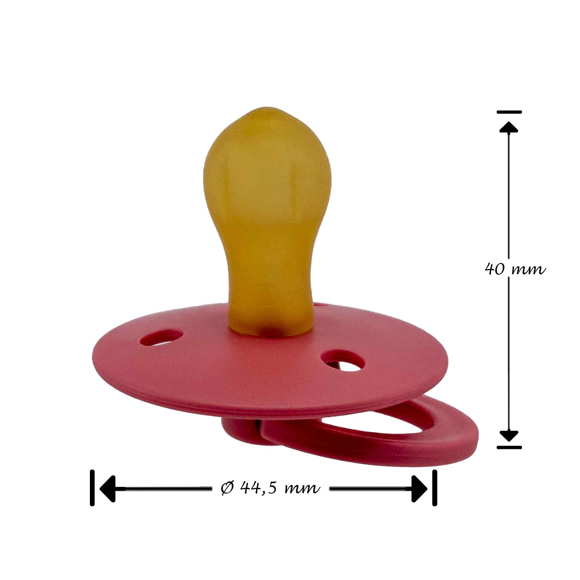 Chupete de látex para bebe Rosa - imagen 7