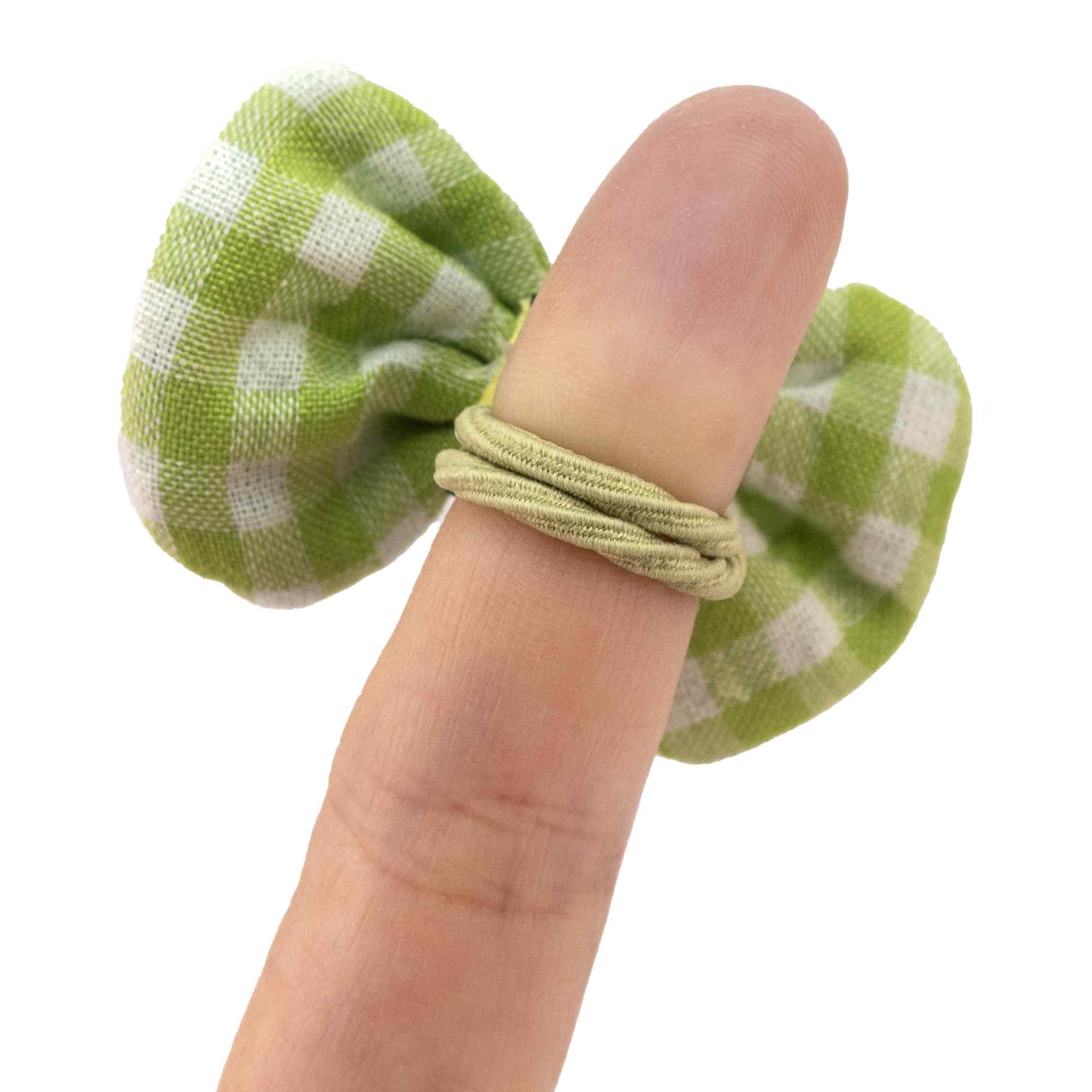 Lazos para el pelo 10 uds verde - imagen 2