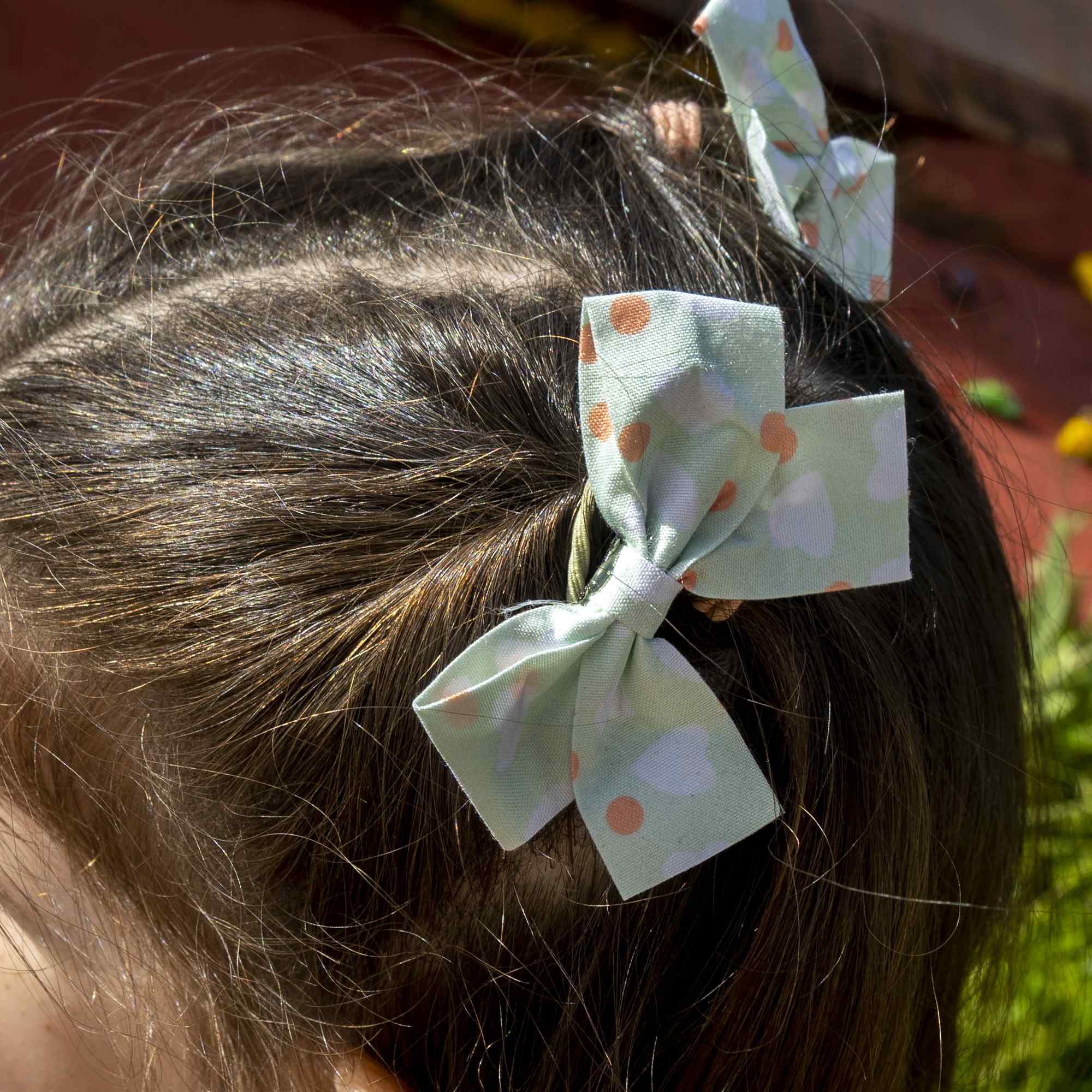 Lazos para el pelo 10 uds verde - imagen 4