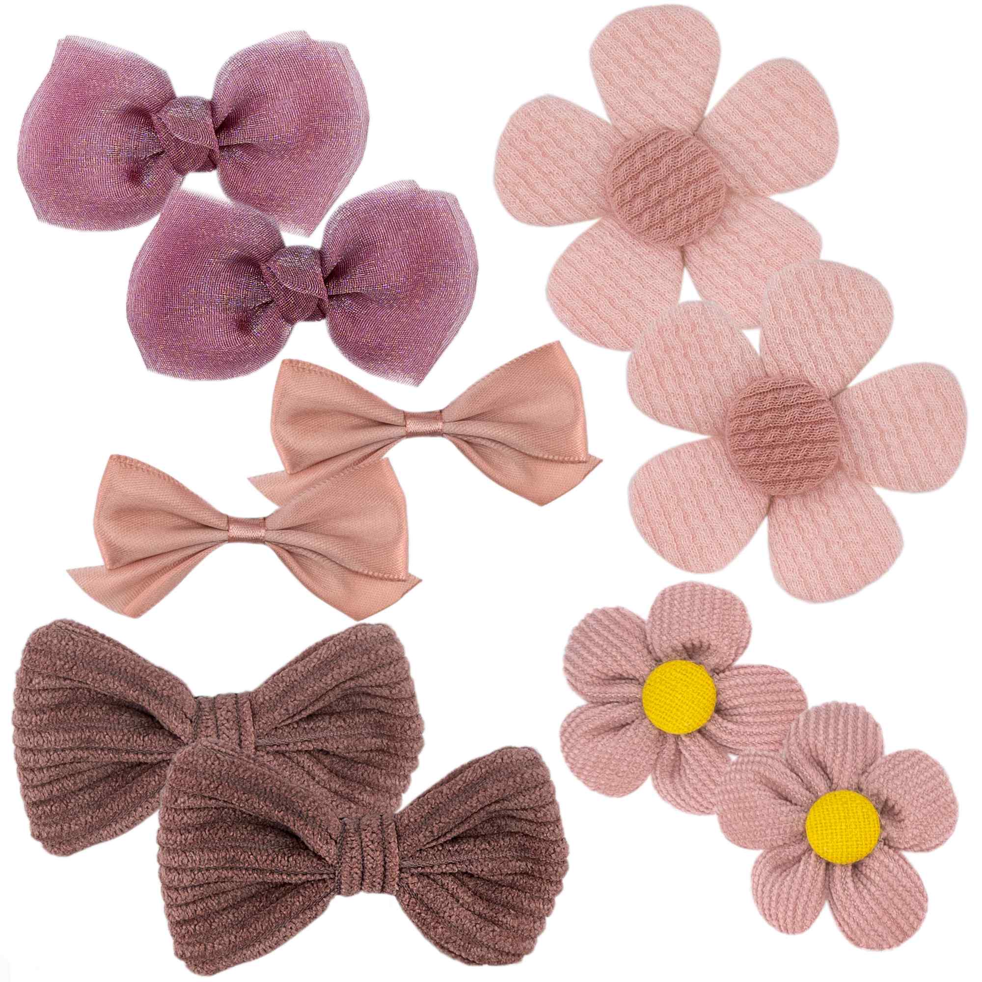 Lazos para el pelo 10 uds rosa - imagen 1
